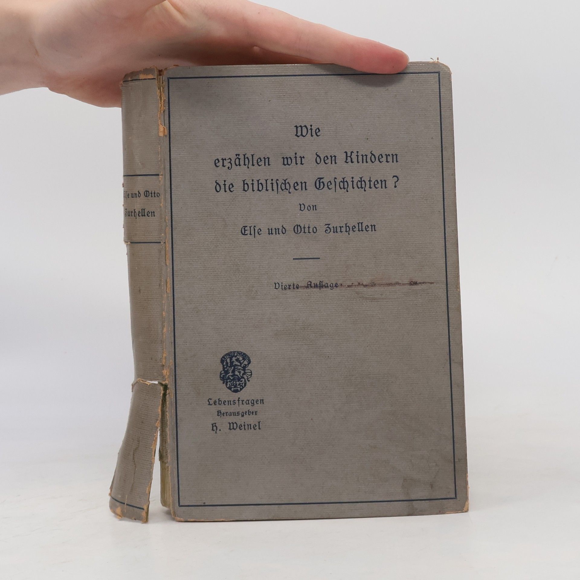 Otto Zurhellen Wie erzählen wir den Kindern die biblischen Geschichten?