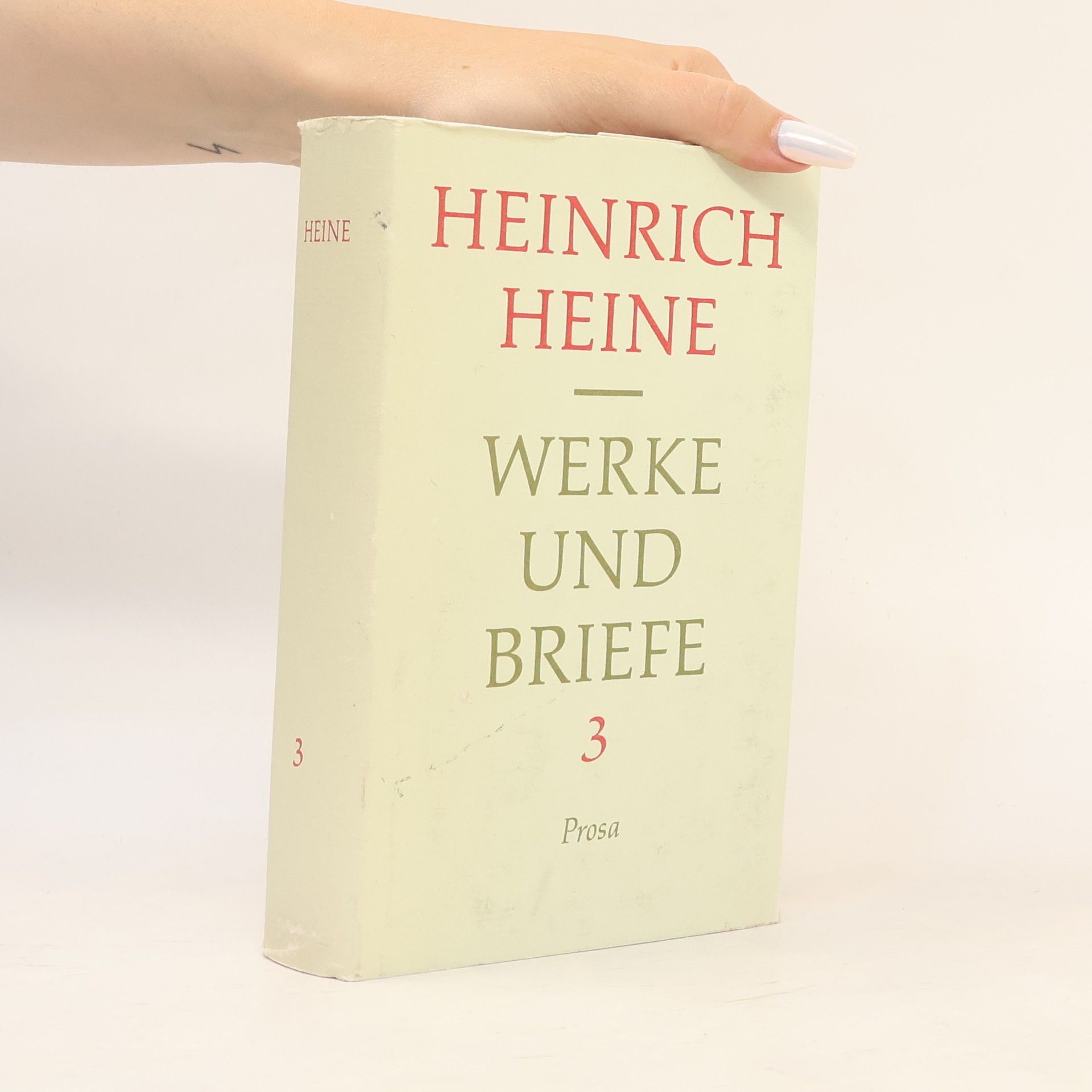 Heinrich Heine Heinrich Heine 3. Werke und Briefe
