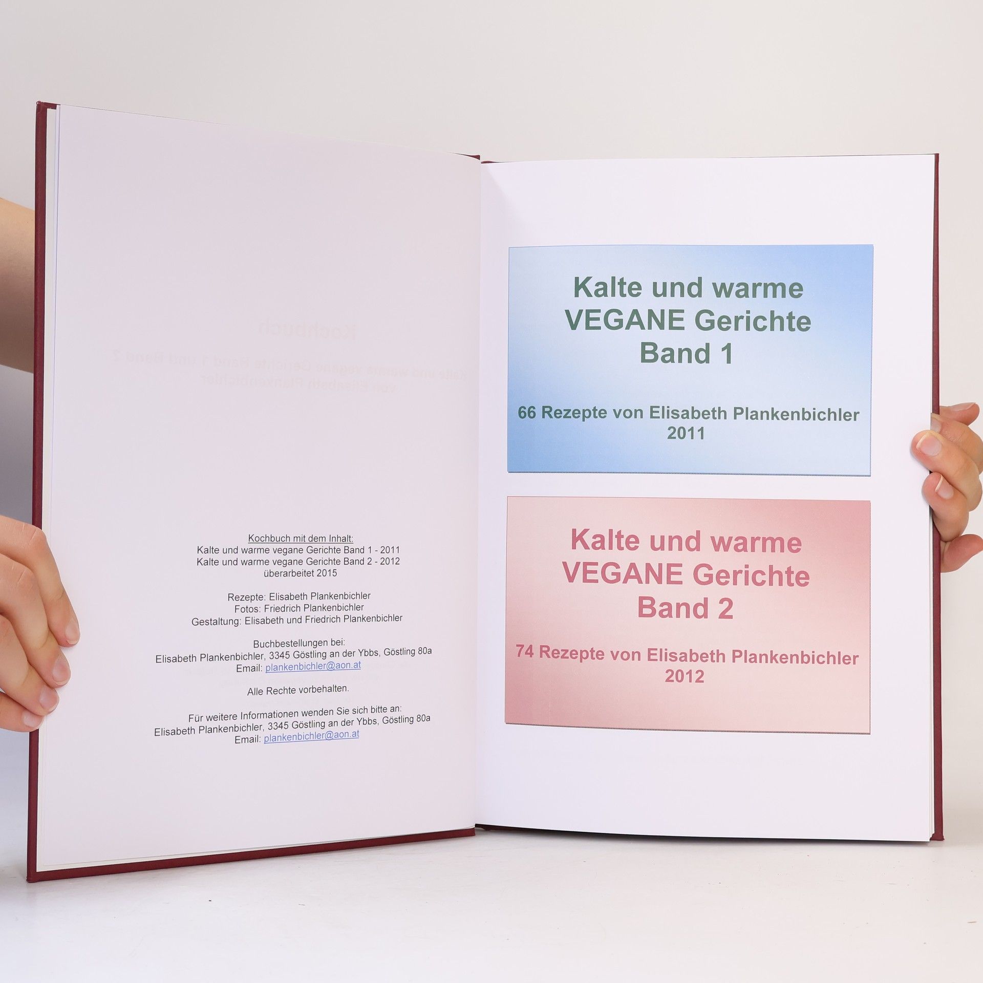 Elisabeth Plankenbichler Veganes Kochbuch