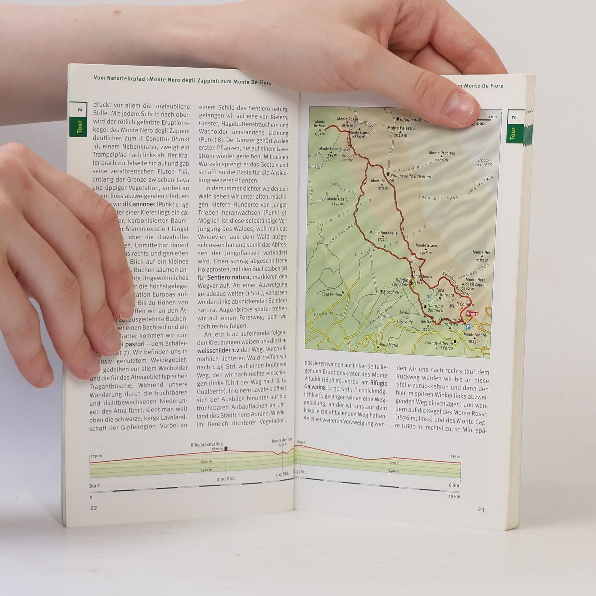 Caterina Mesina Wandern auf Sizilien