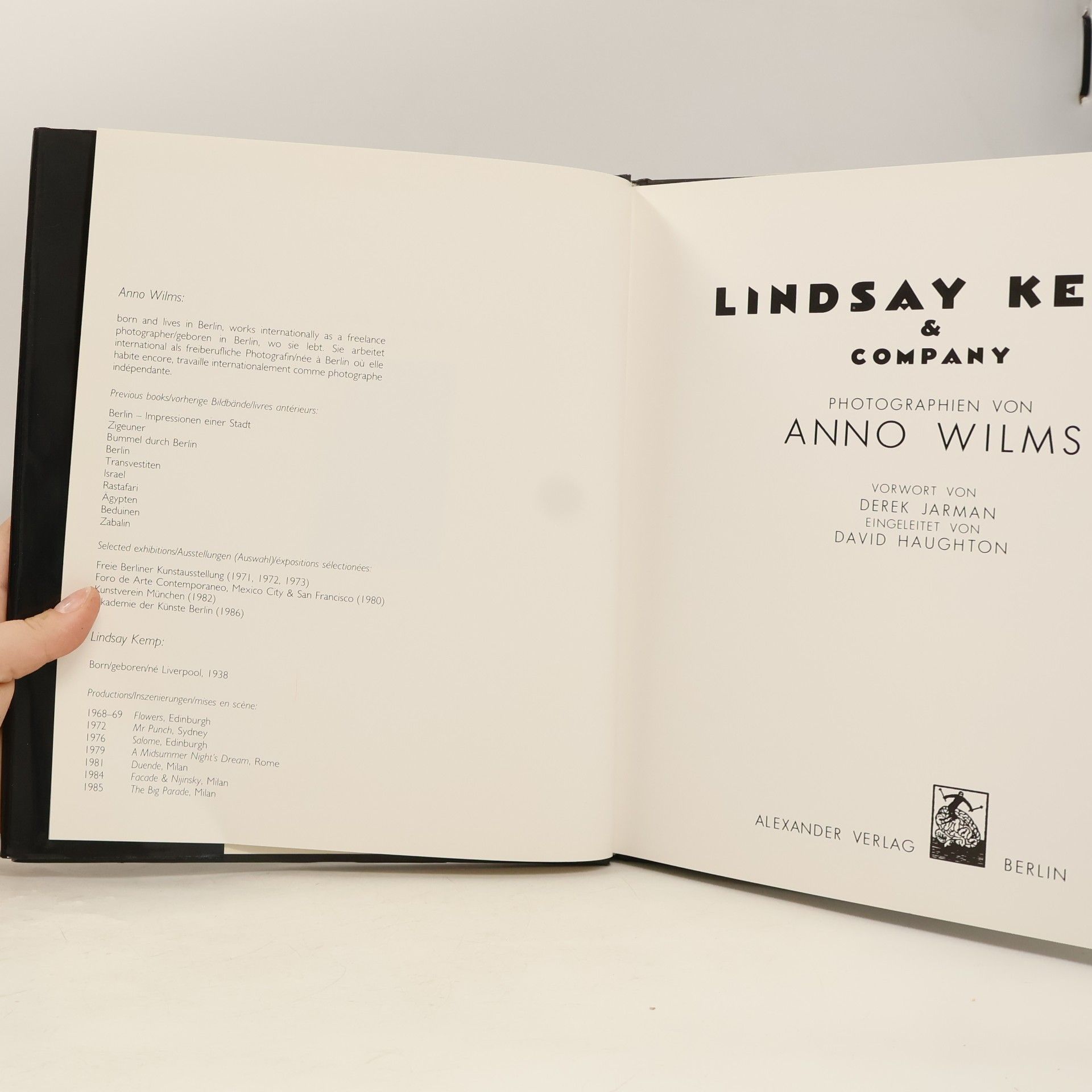 Anno Wilms Lindsay Kemp & Company