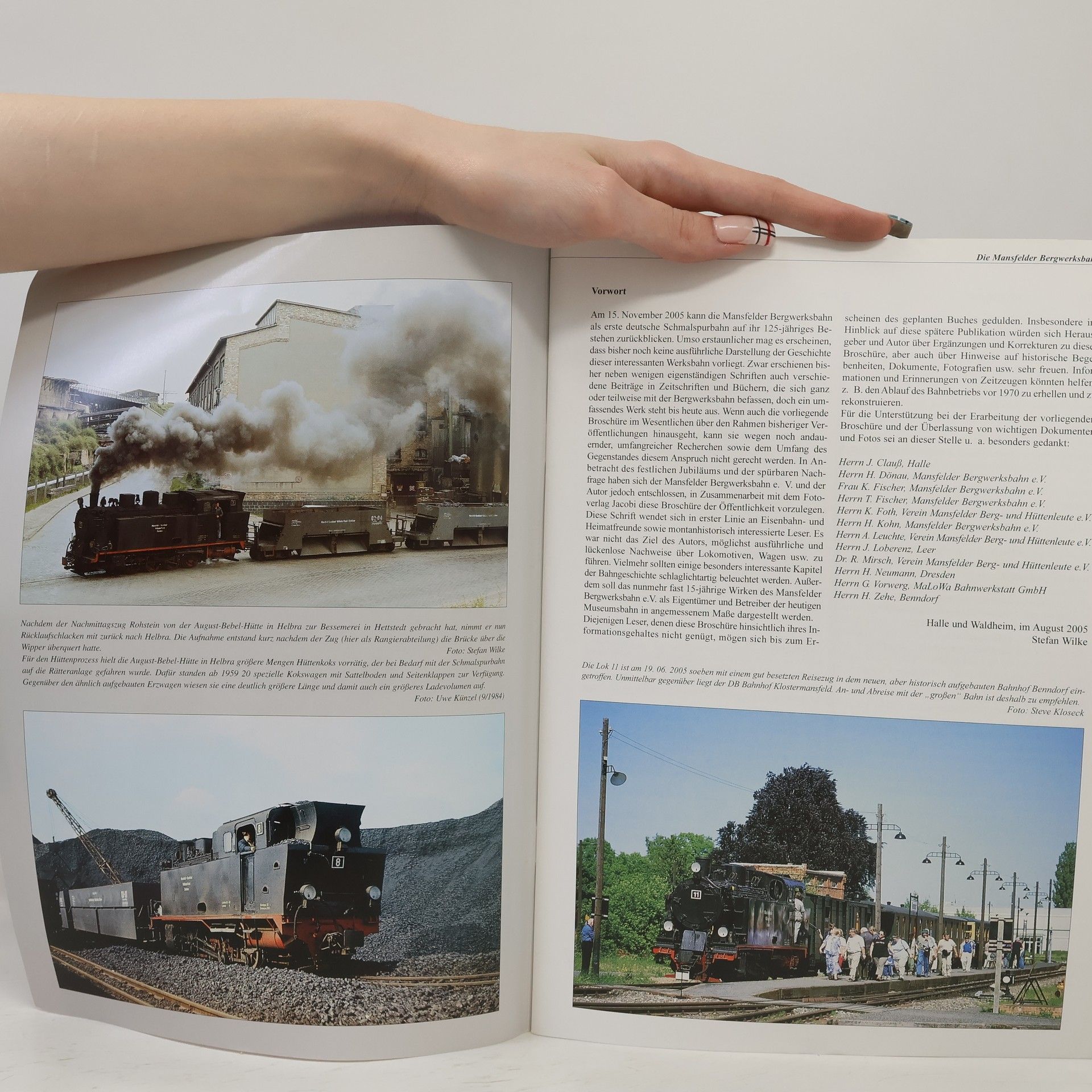 Stefan Wilke 125 Jahre Mansfelder Bergwerksbahn