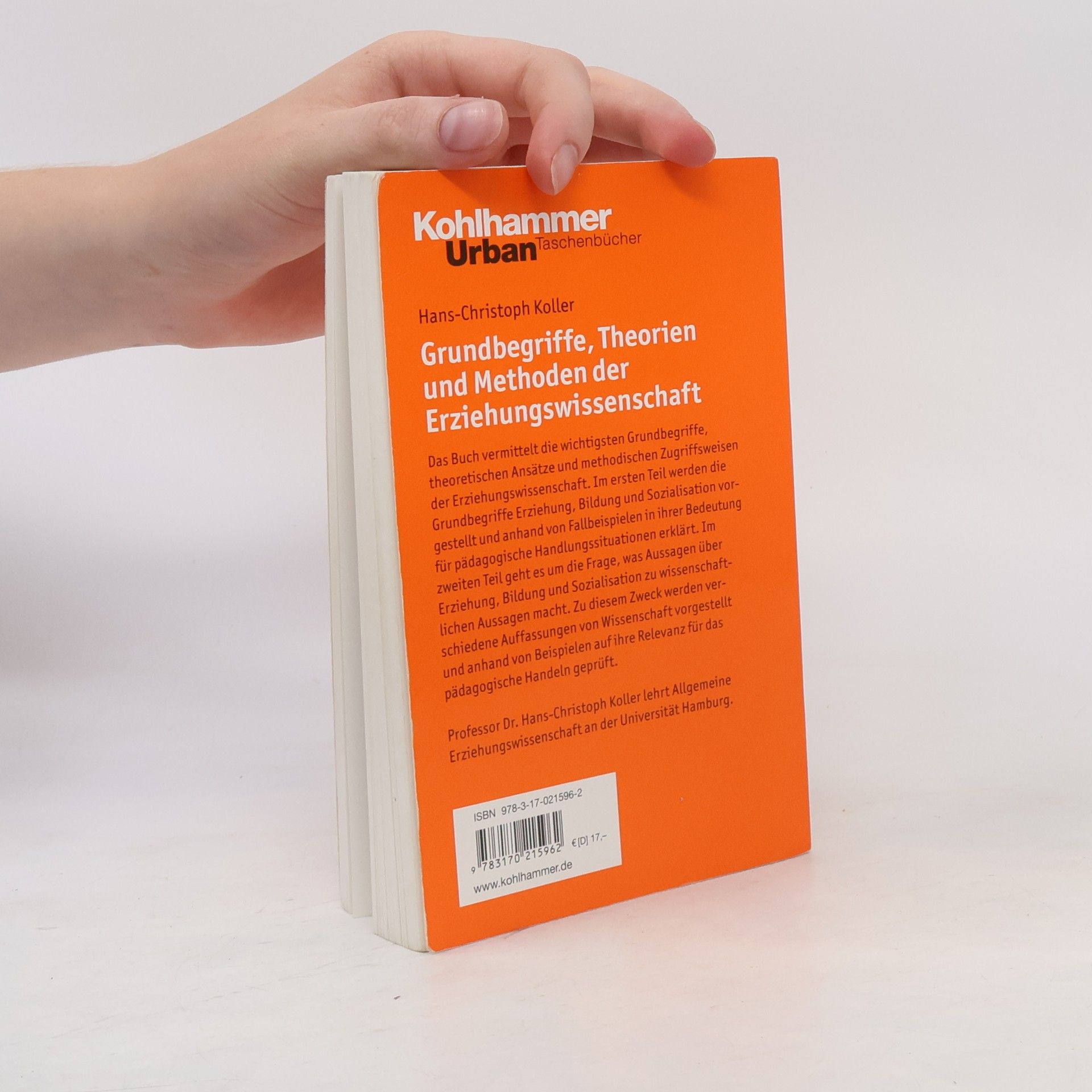 Christoph Koller Grundbegriffe, Theorien und Methoden der Erziehungswissenschaft