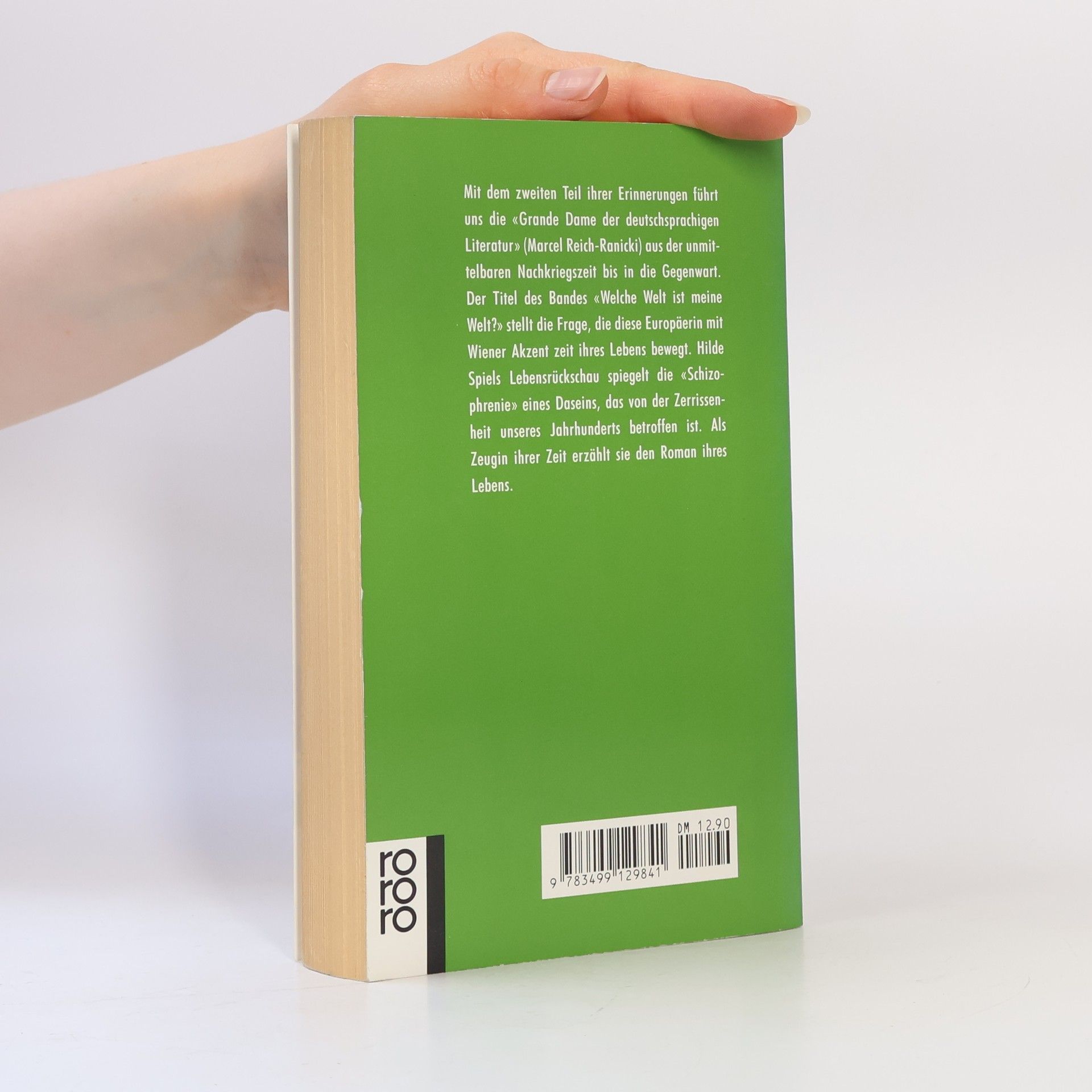 Hilde Spiel Welche Welt ist meine Welt?