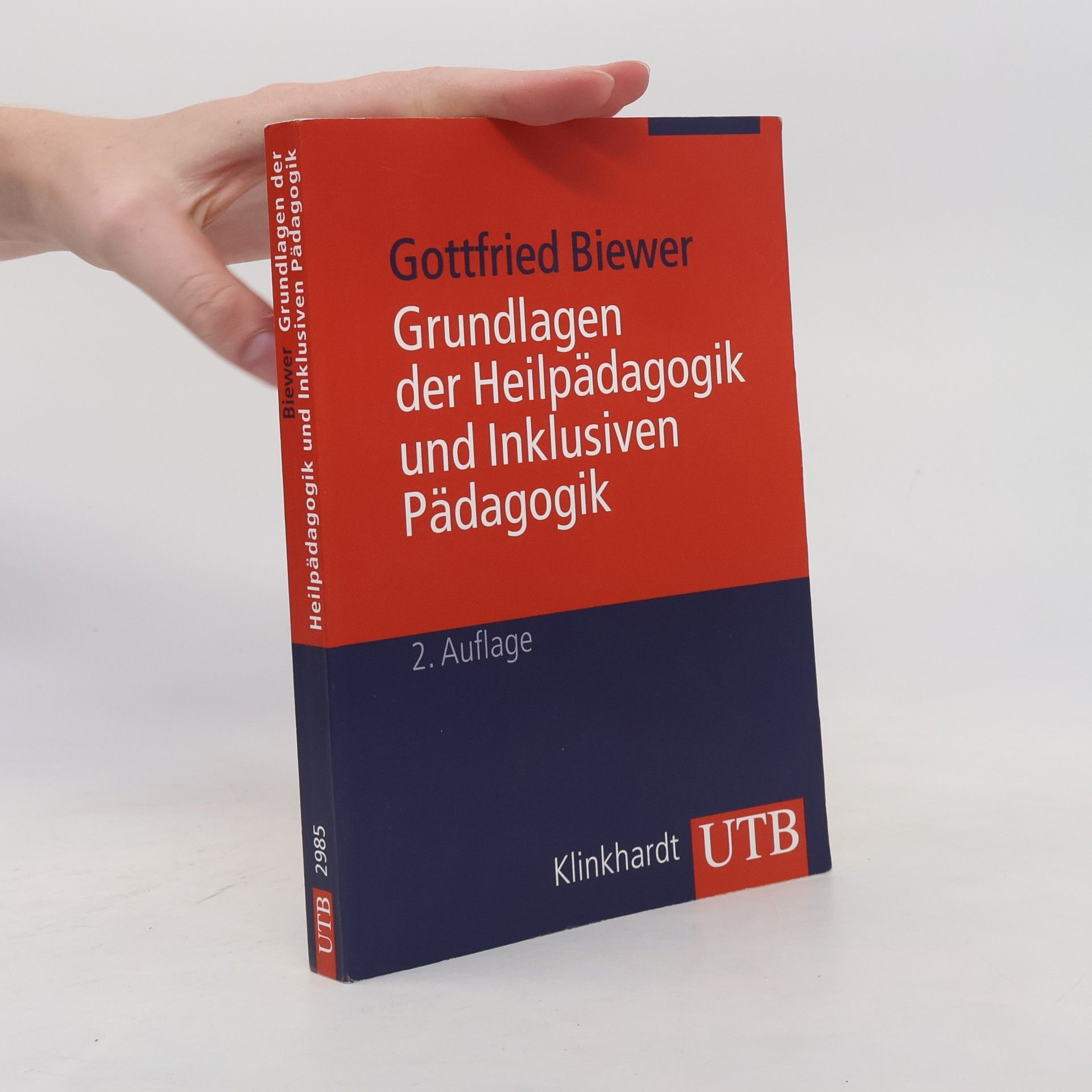 Gottfried Biewer Grundlagen der Heilpädagogik und Inklusiven Pädagogik