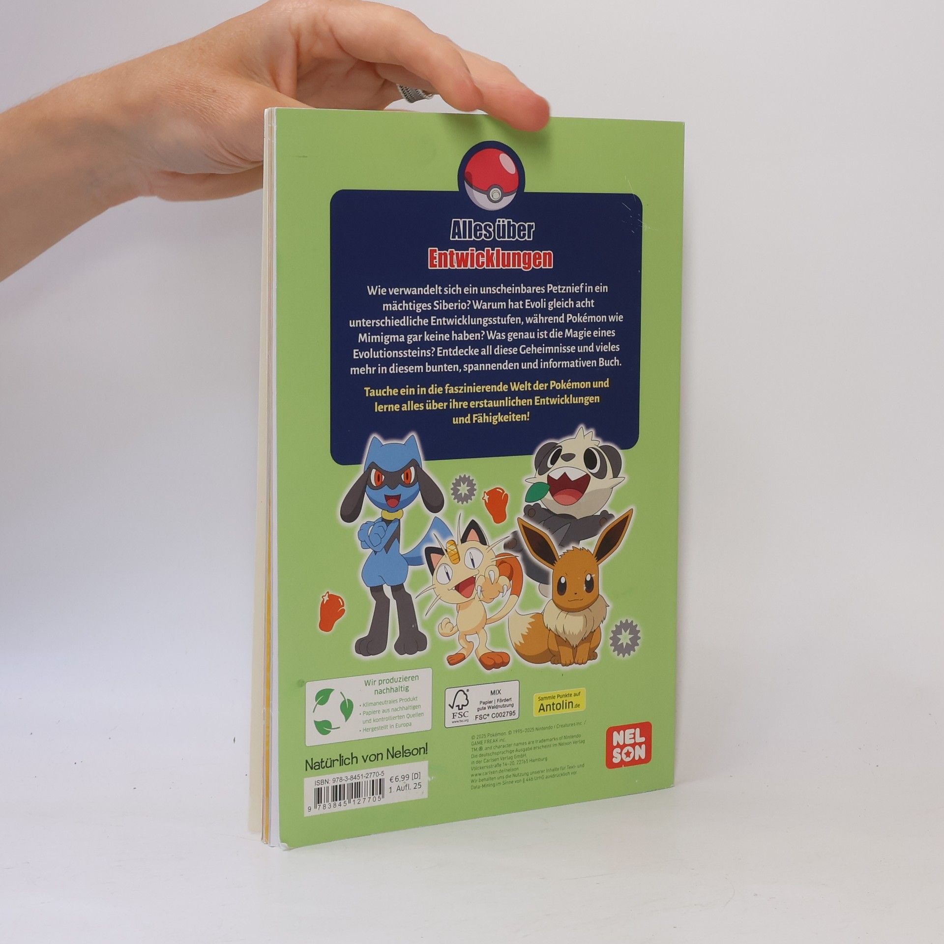 Unknown Author Pokémon Handbuch