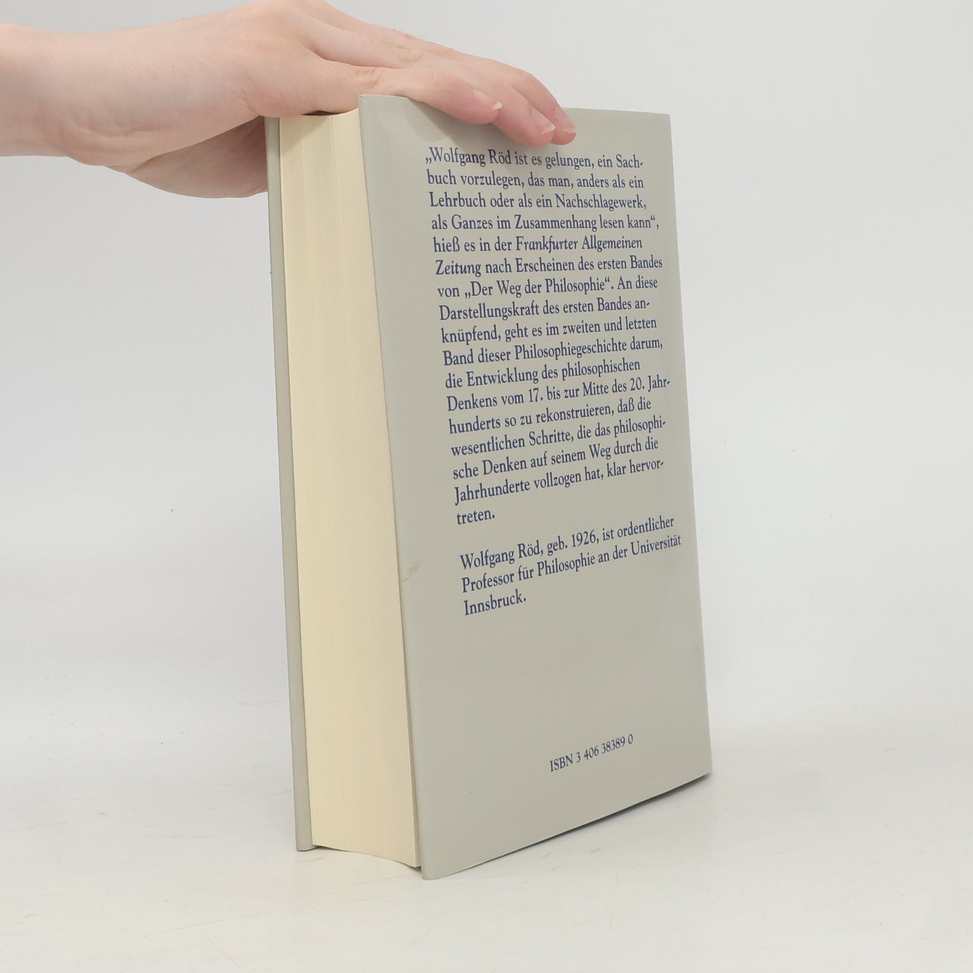 Wolfgang Röd Der Weg der Philosophie II
