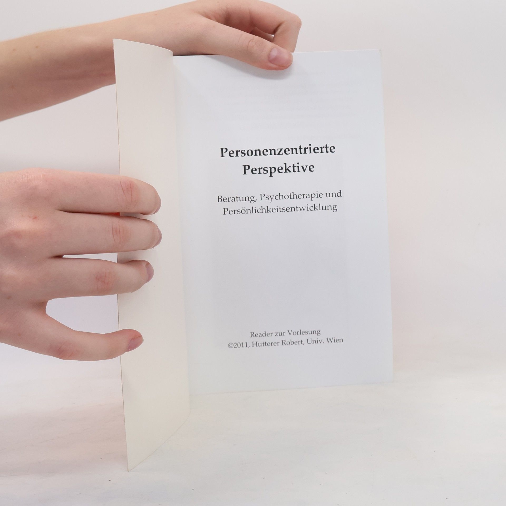 Kolektiv autorů Personenzentrierte Perspektive