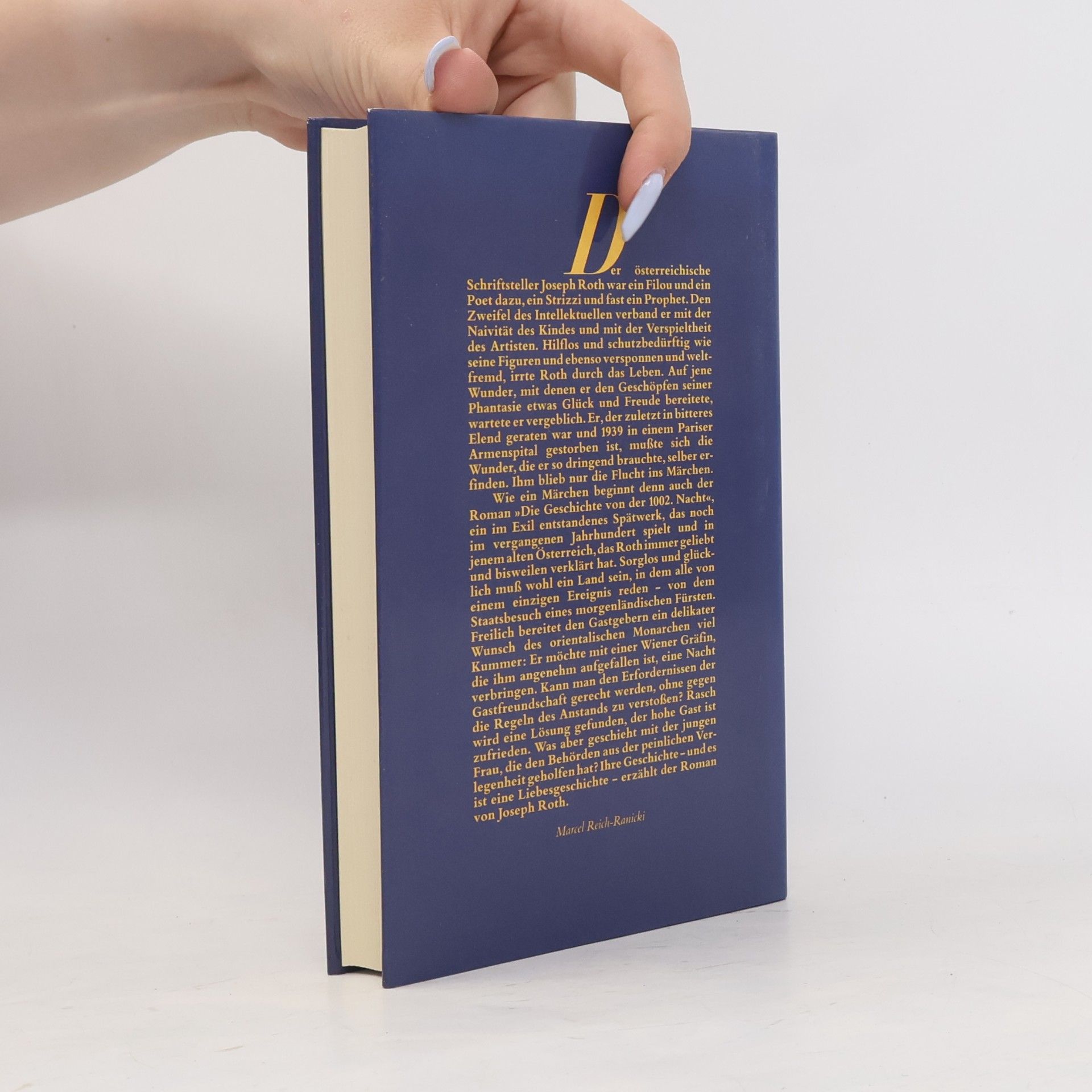 Joseph Roth Die Geschichte von der 1002 Nacht
