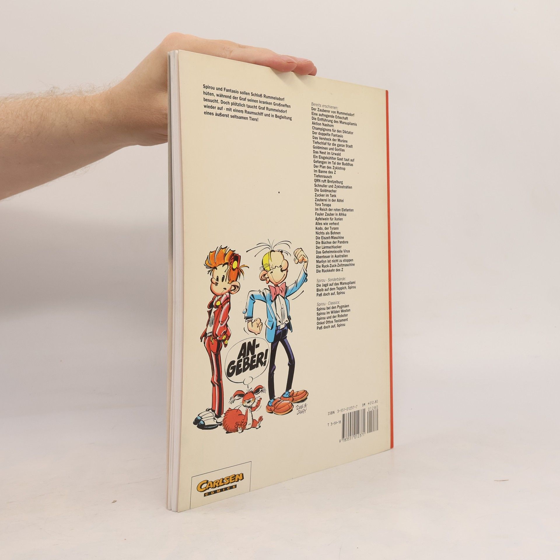 Philippe Tome Spirou und Fantasio - 34: Die Ruck-Zuck-Zeitmaschine