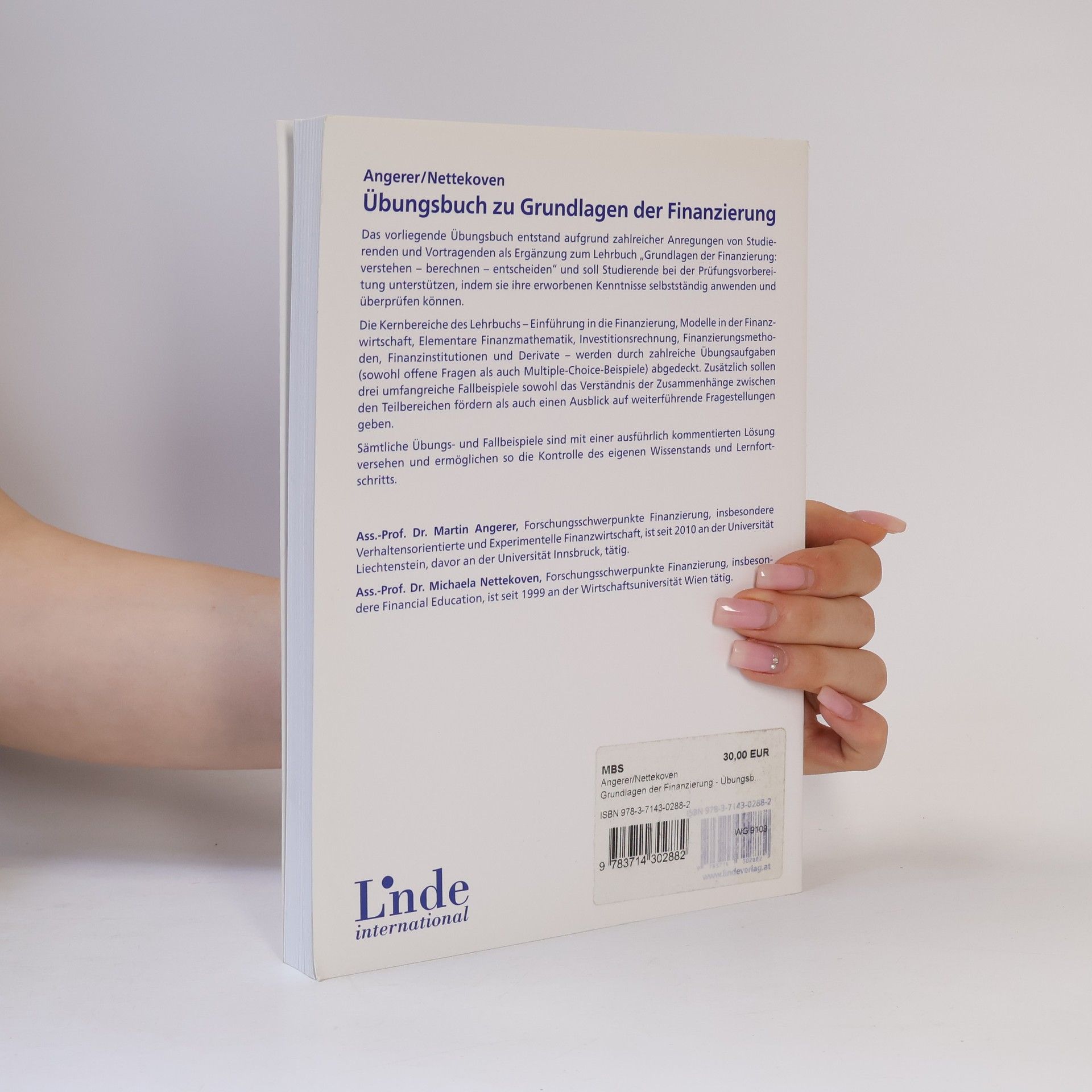 Martin Angerer Übungsbuch zu Grundlagen der Finanzierung