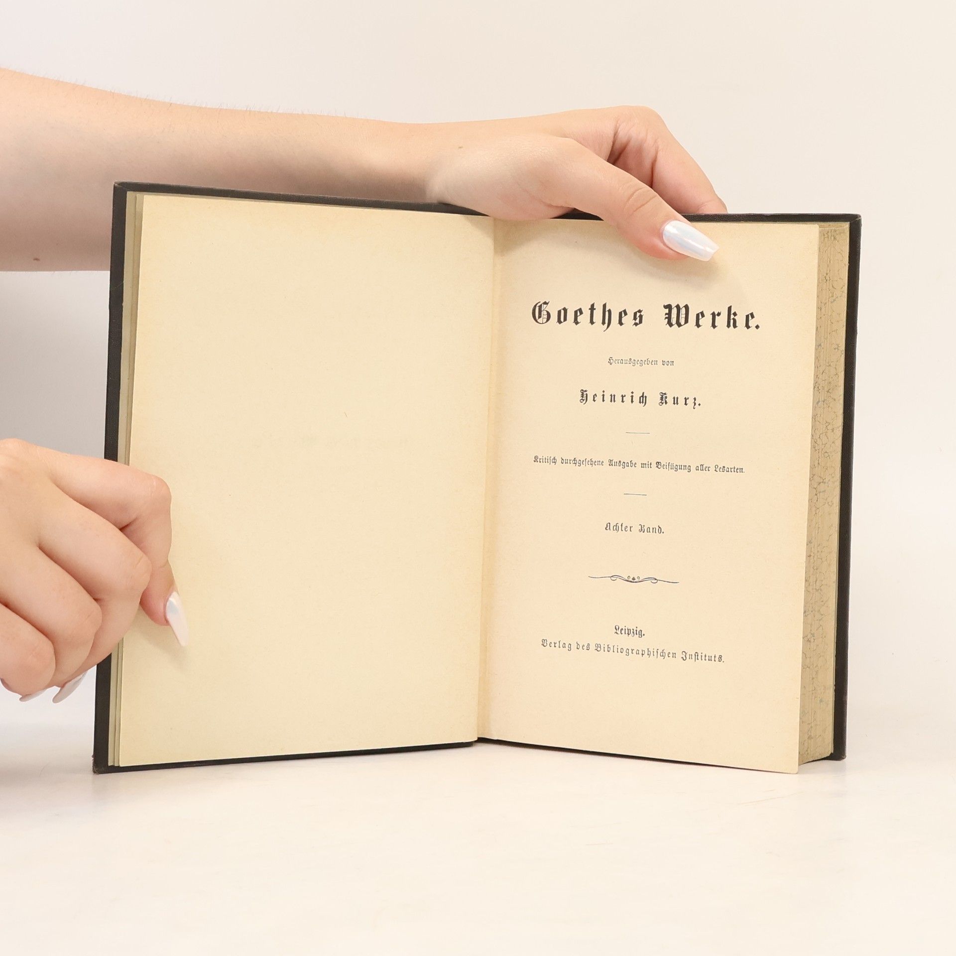 Johann Wolfgang von Goethe Goethes Werke 8