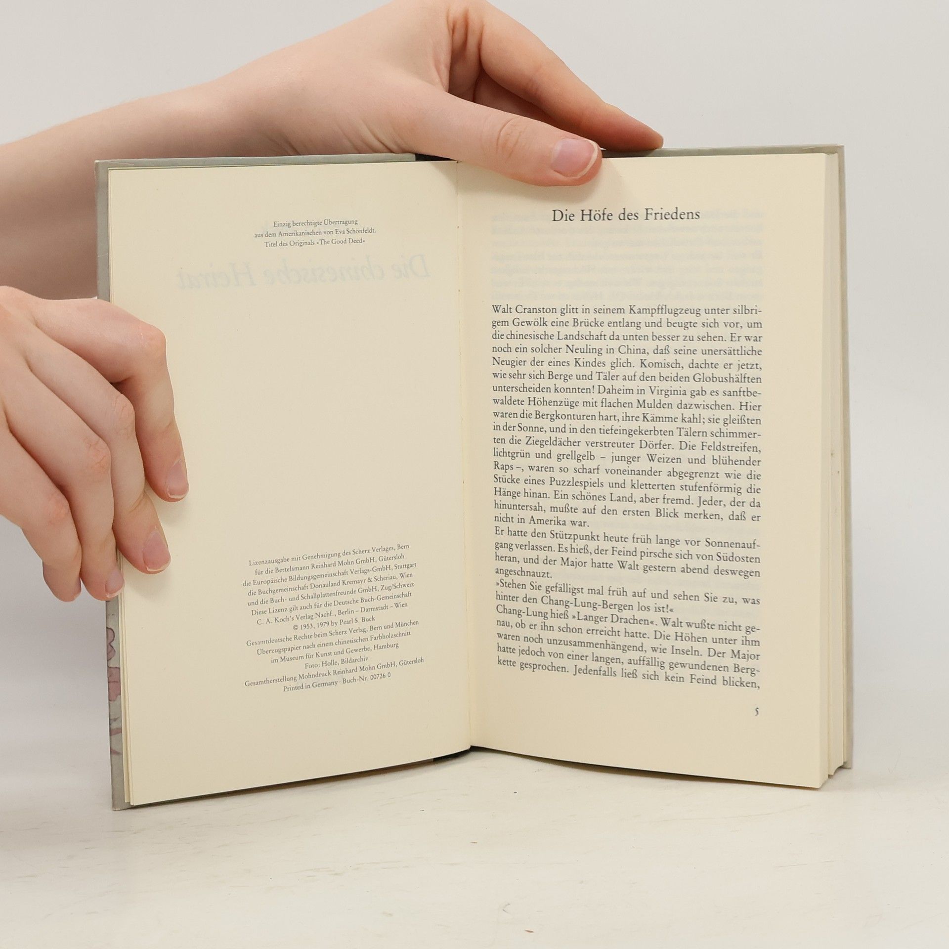Pearl S. Buck Die chinesische Heirat
