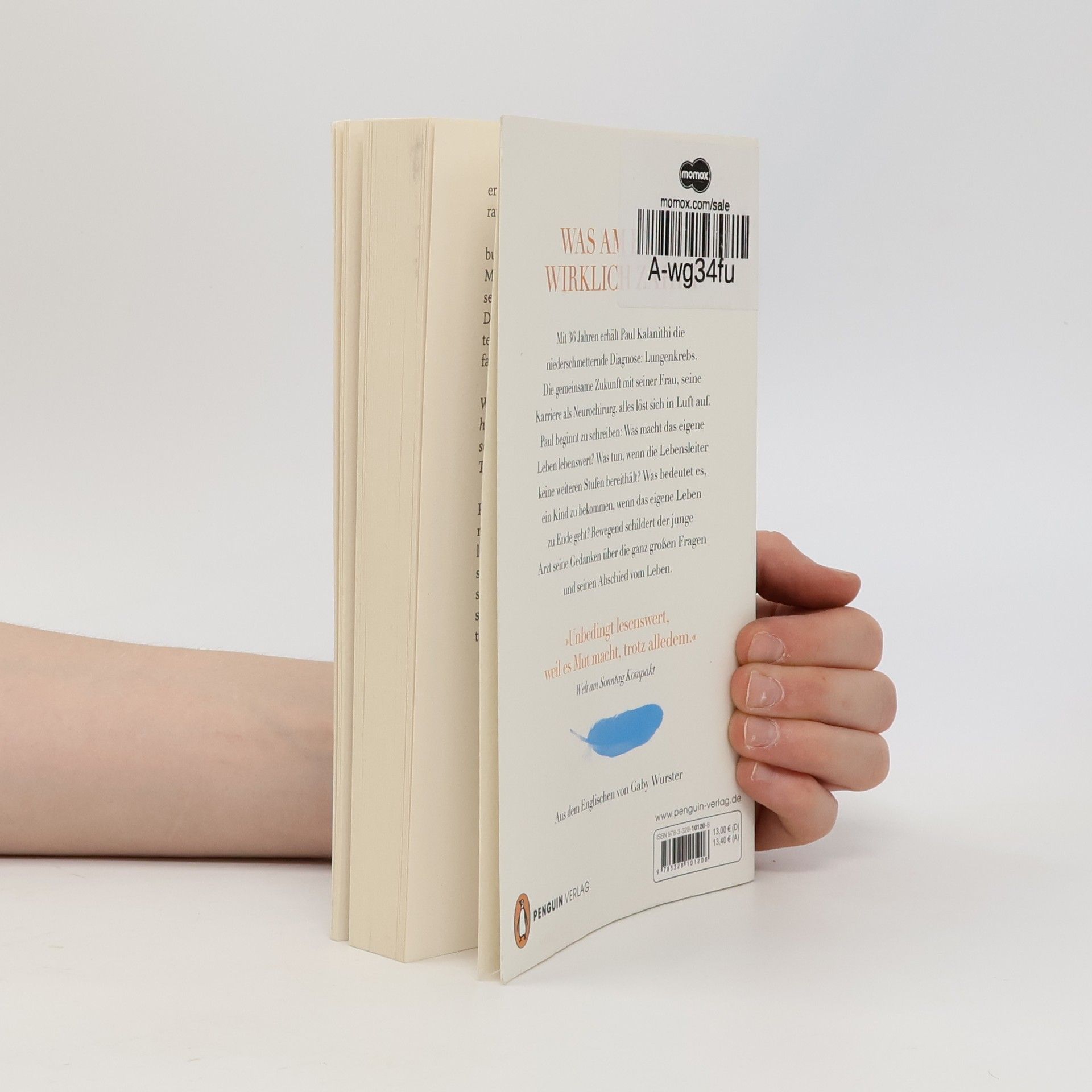 Paul Kalanithi Bevor ich jetzt