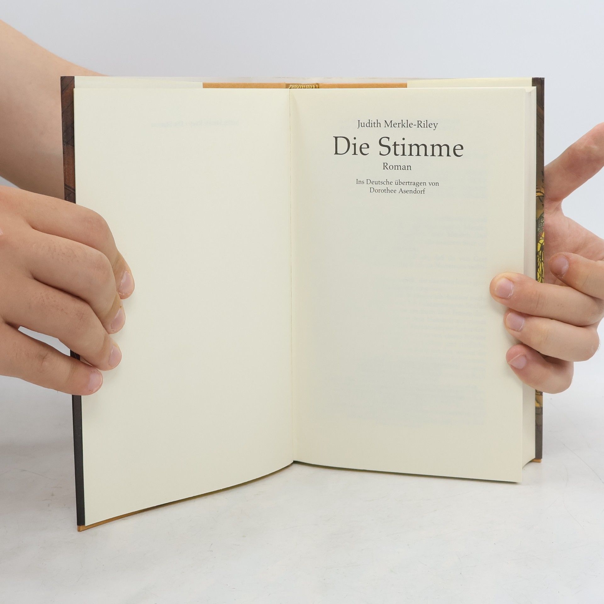 Judith Merkle Riley Die Stimme