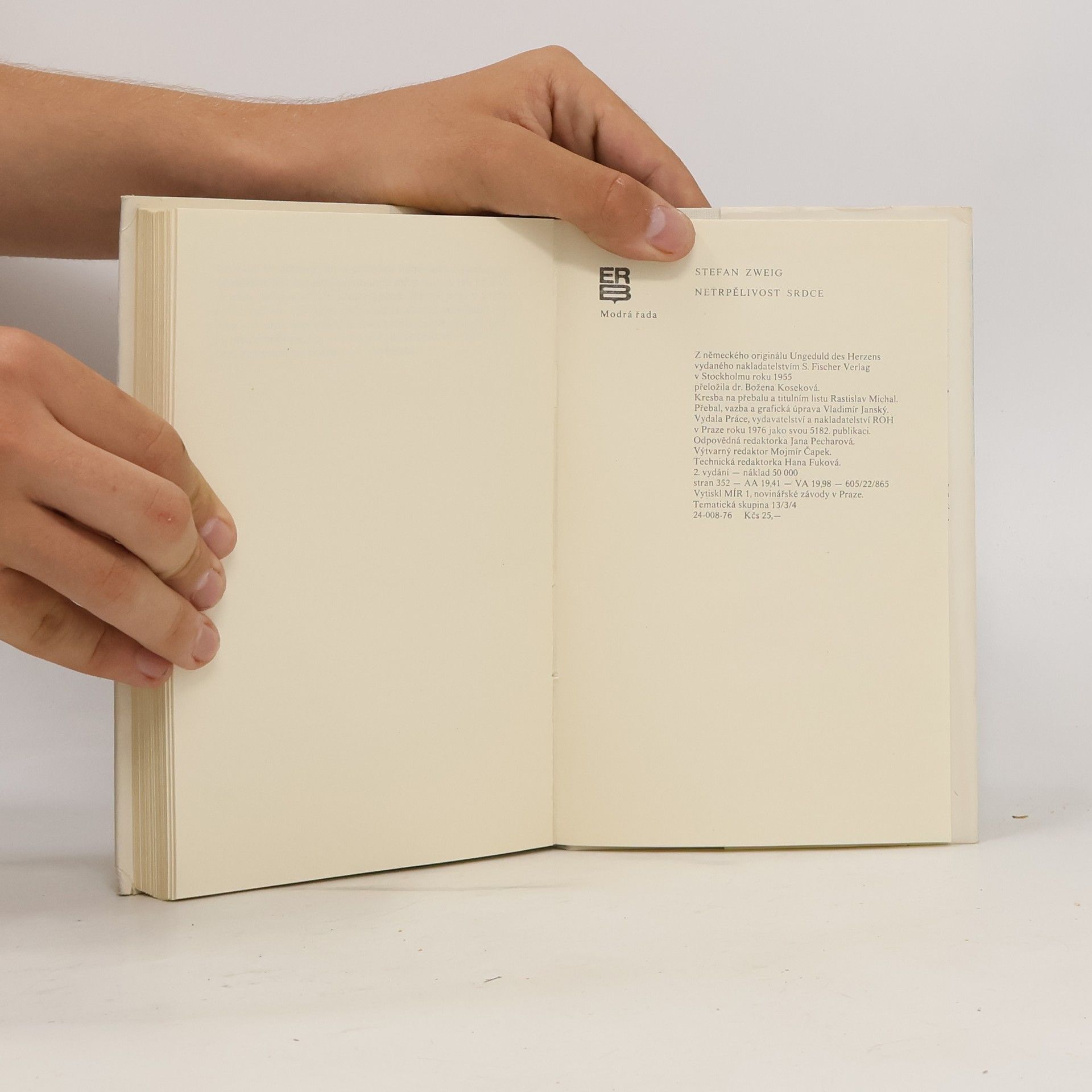 Stefan Zweig Netrpělivost srdce