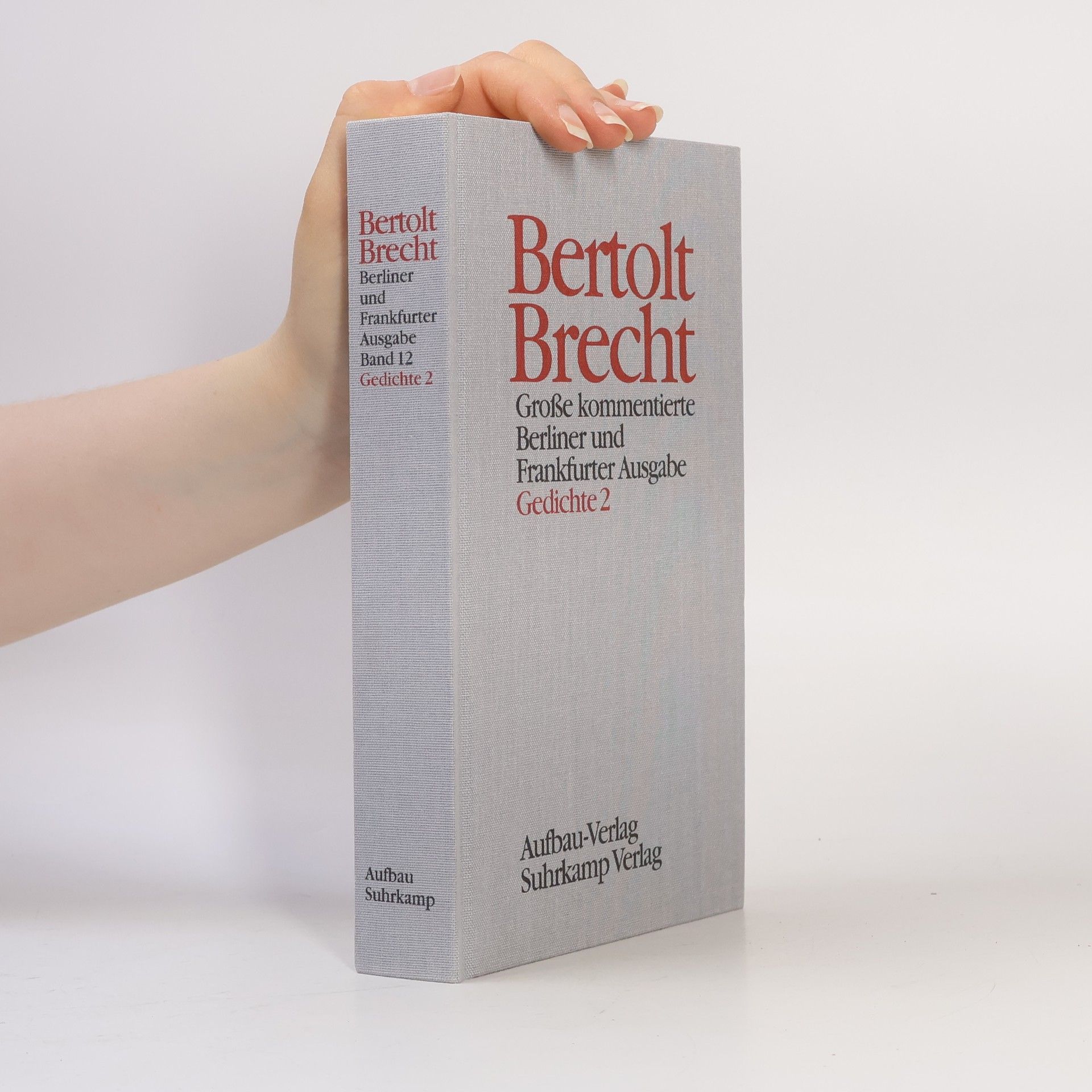 Bertolt Brecht Große kommentierte Berliner und Frankfurter Ausgabe Band 12