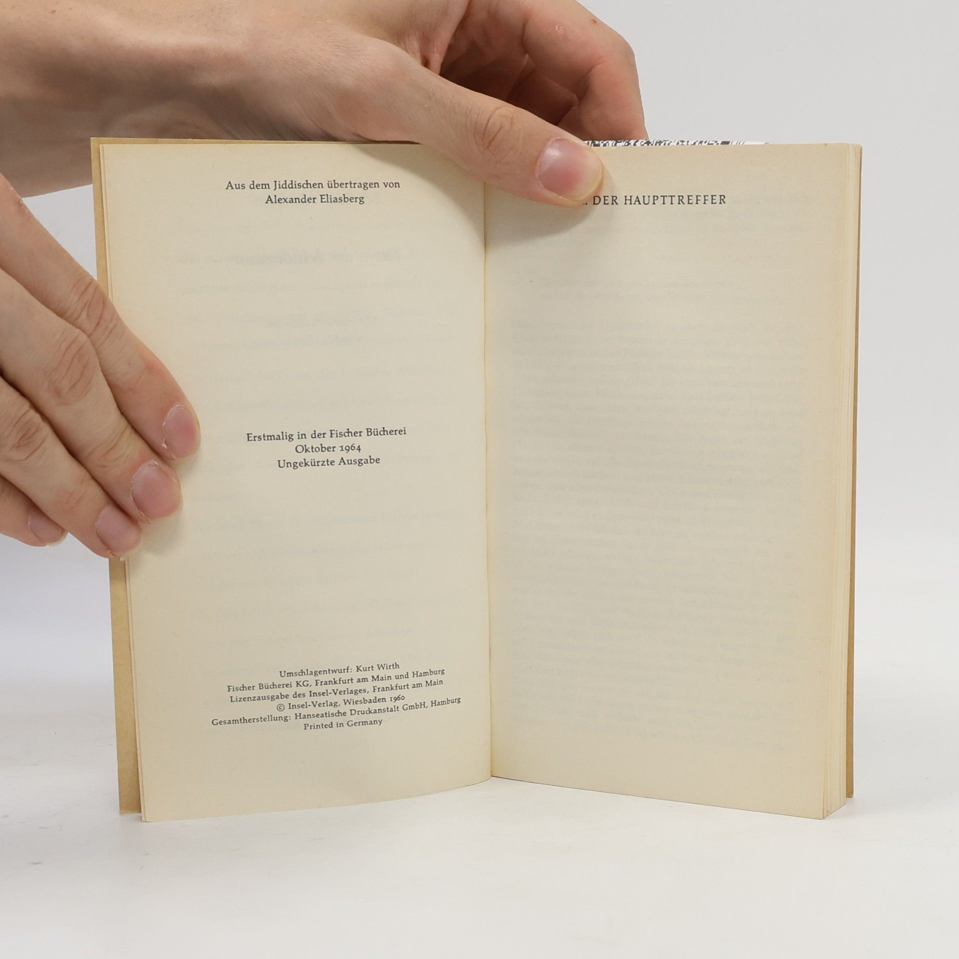 Sholem Aleichem Tewje der Milchmann