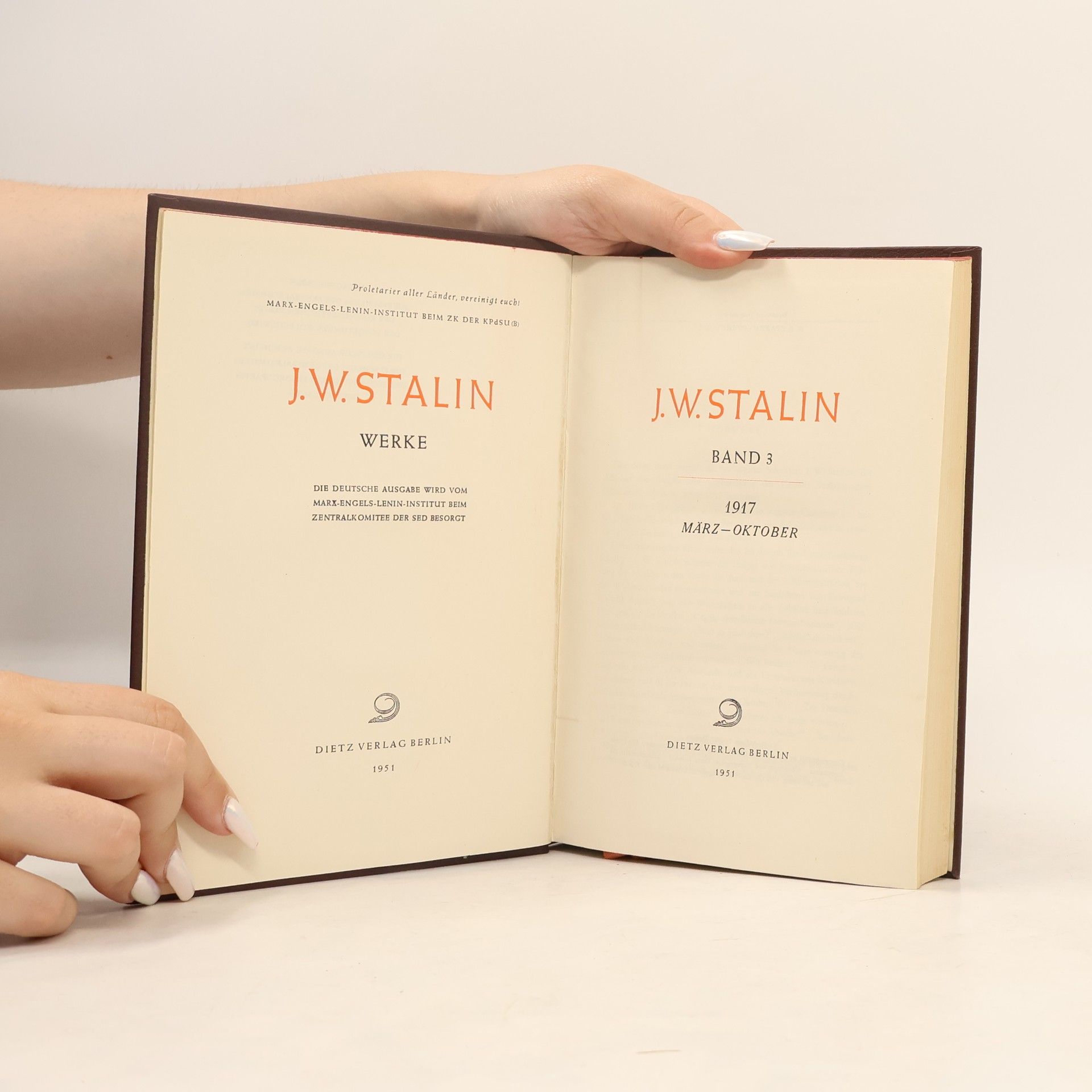 J.W. Stalin Werke 3