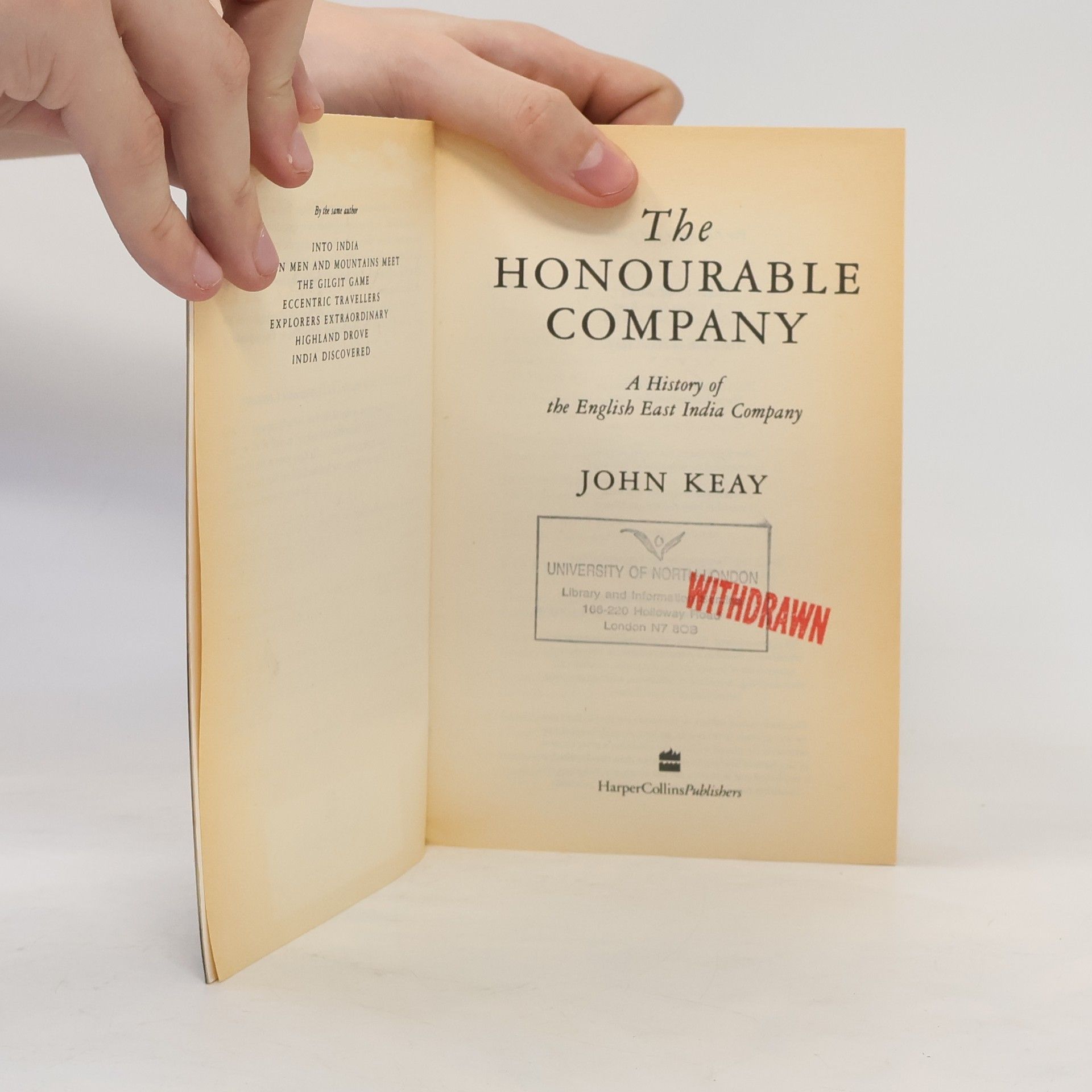 John Keay The Honourable Company