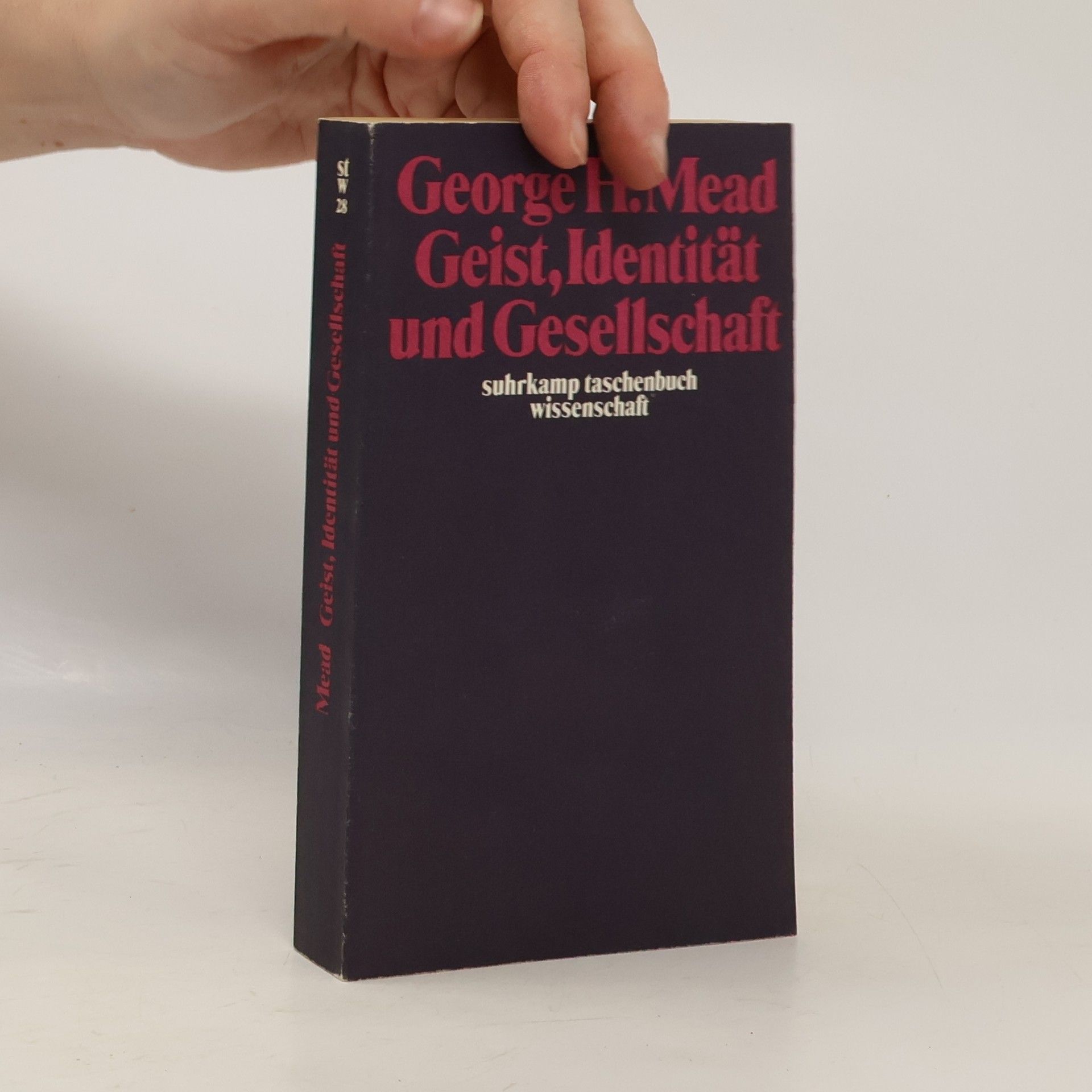 George Herbert Mead Geist, Identität und Gesellschaft aus der Sicht des Sozialbehaviorismus