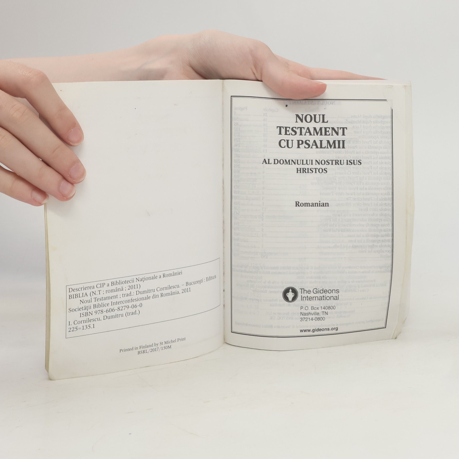 Dumitru Cornilescu Noul Testament cu Psalmii