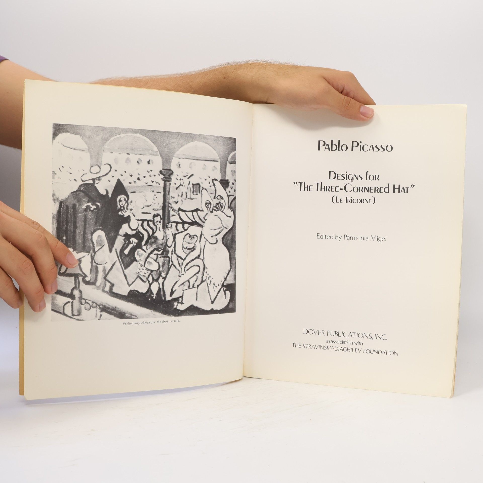Parmenia Migel Pablo Picasso Designs for 'The Three-Cornered Hat'