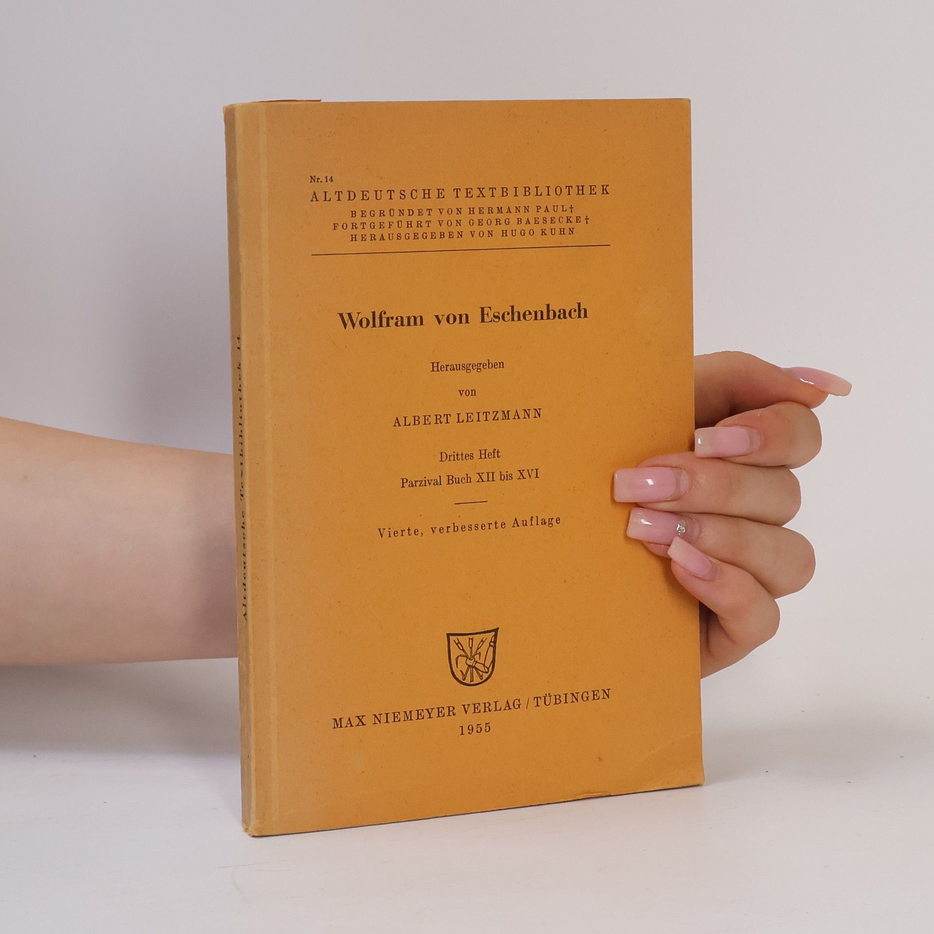 Albert Leitzmann Wolfram von Eschenbach