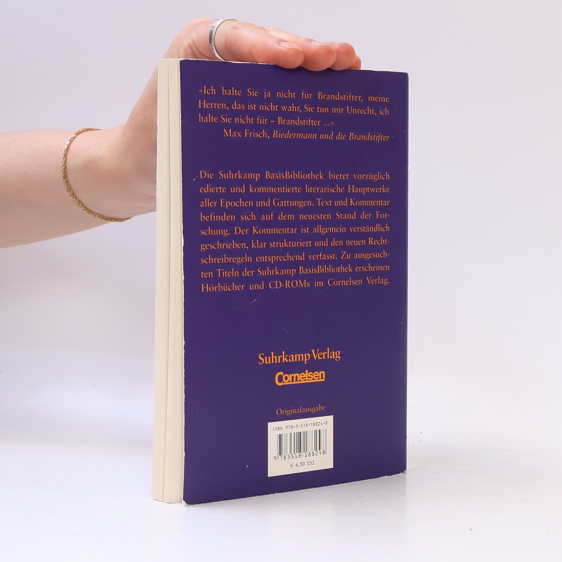 Various authors Biedermann und die Brandstifter : ein Lehrstück ohne Lehre