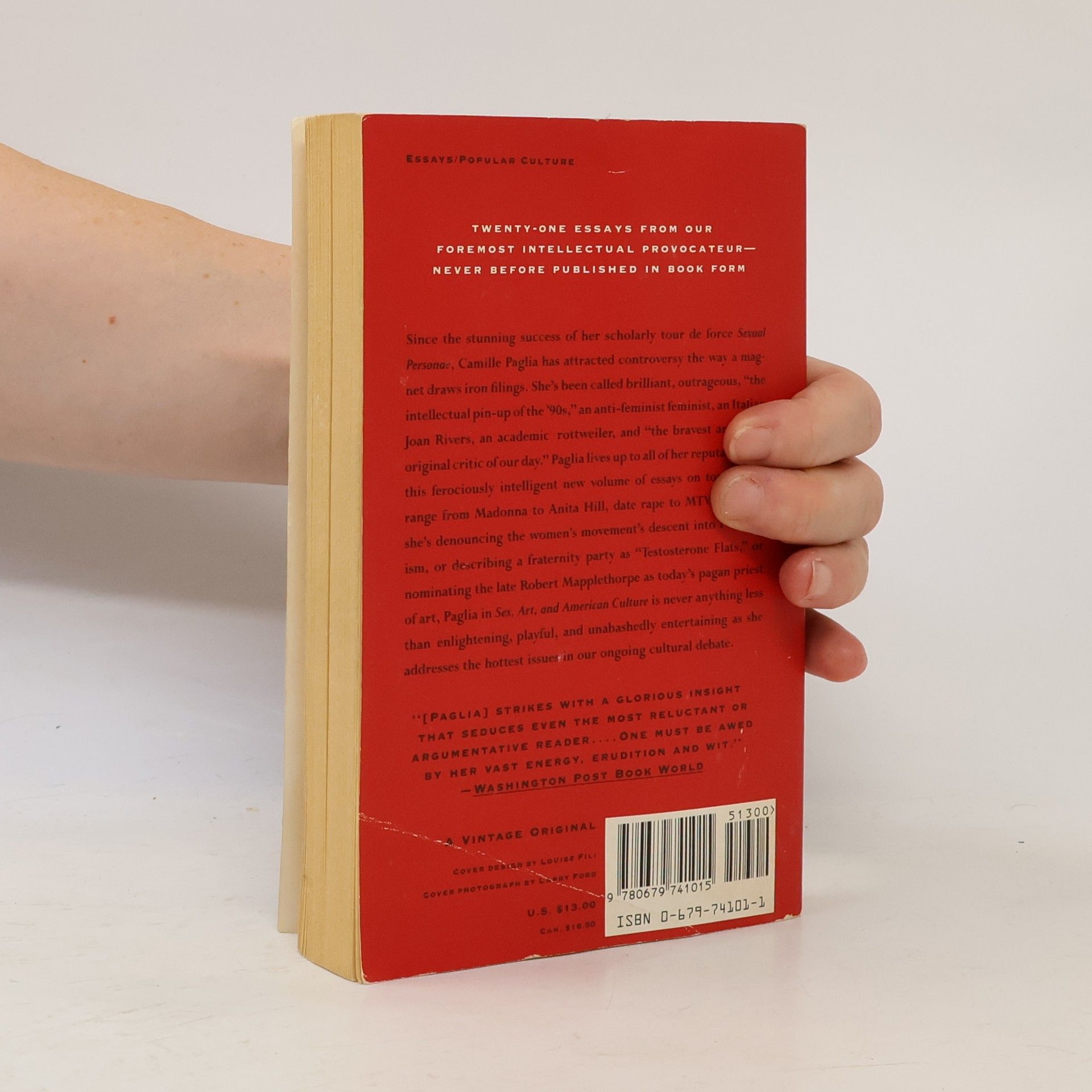 Camille Paglia Sex, Art, and American Culture. Essays