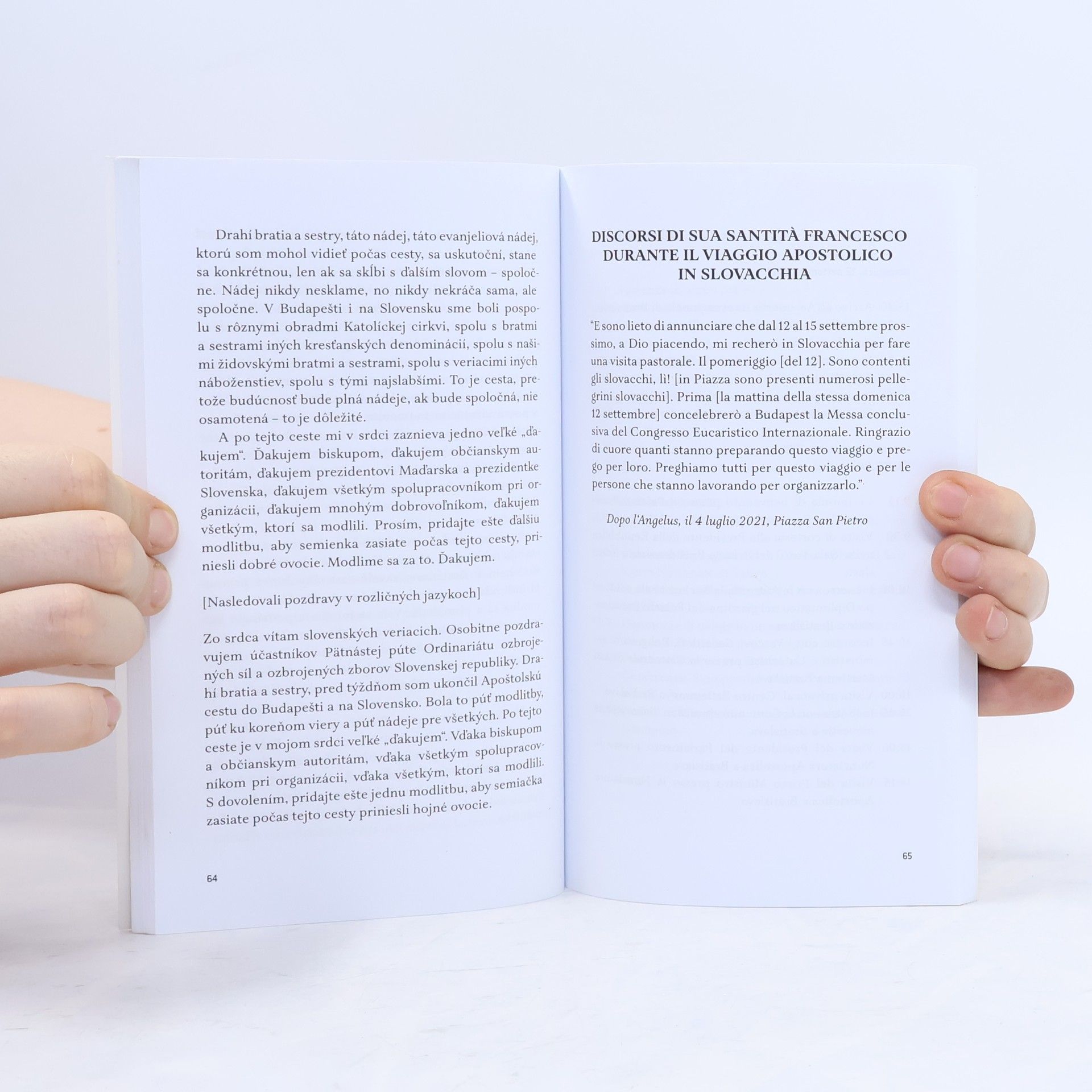 Autorenkollektiv Príhovory pápeža Františka počas Apoštolskej cesty na Slovensku