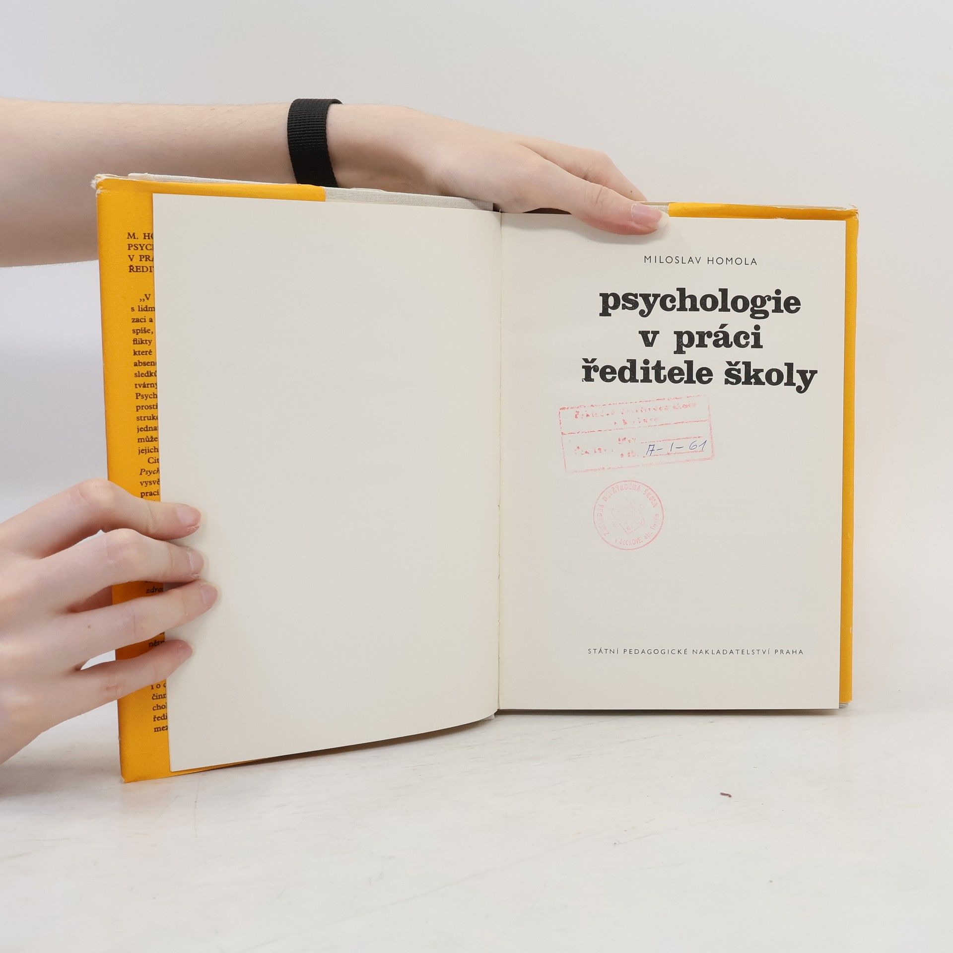 Miloslav Homola Psychologie v práci ředitele školy