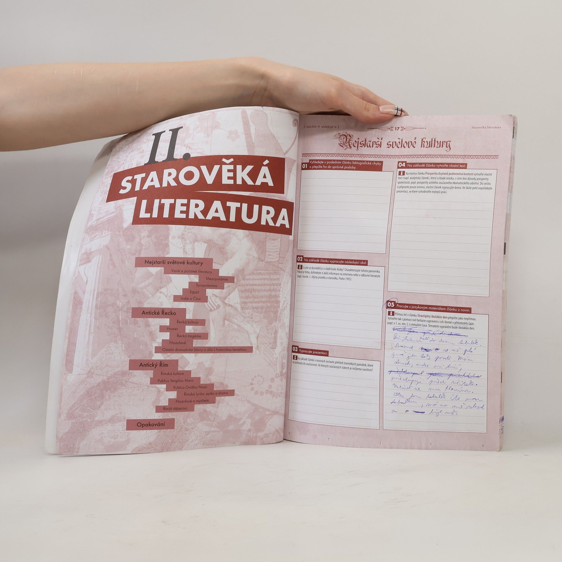 Kolektiv autorů Literatura pro 1. ročník středních škol. Pracovní sešit