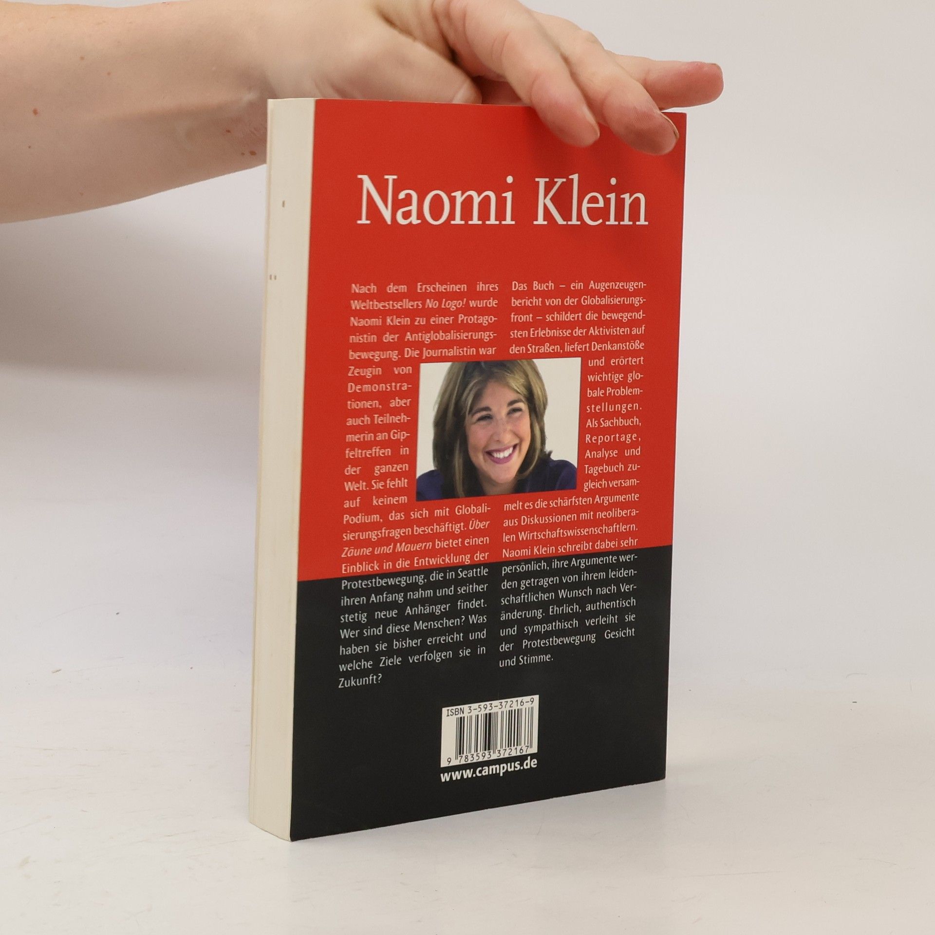 Naomi Klein Über Zäune und Mauern