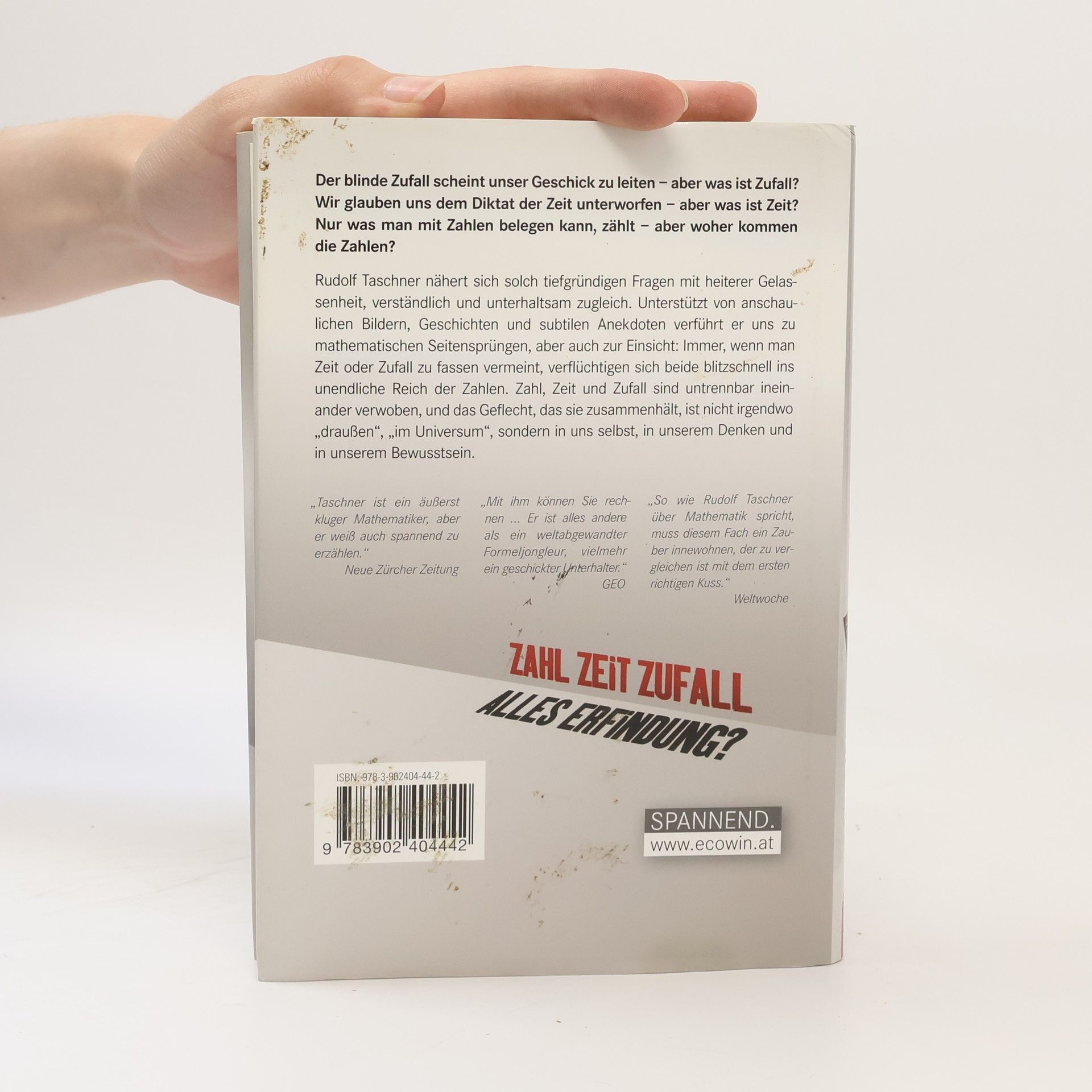 Rudolf Taschner Zahl Zeit Zufall. Alles Erfindung?