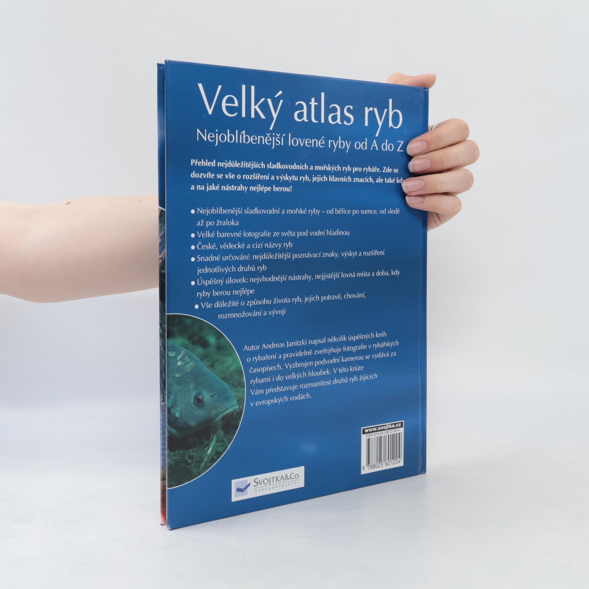 Andreas Janitzki Velký atlas ryb : nejoblíbenější lovené ryby od A do Z