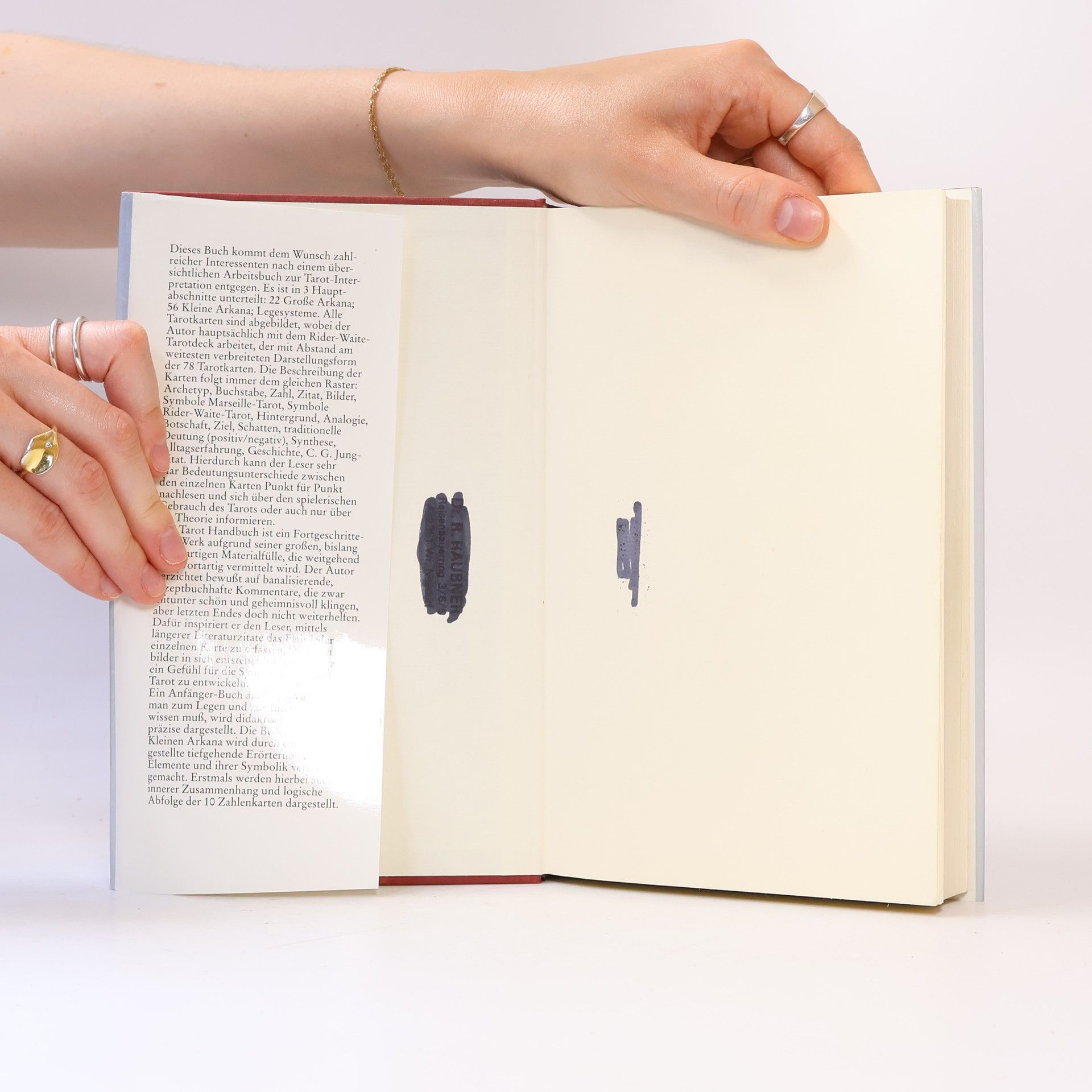 Hajo Banzhaf Das Tarot-Handbuch