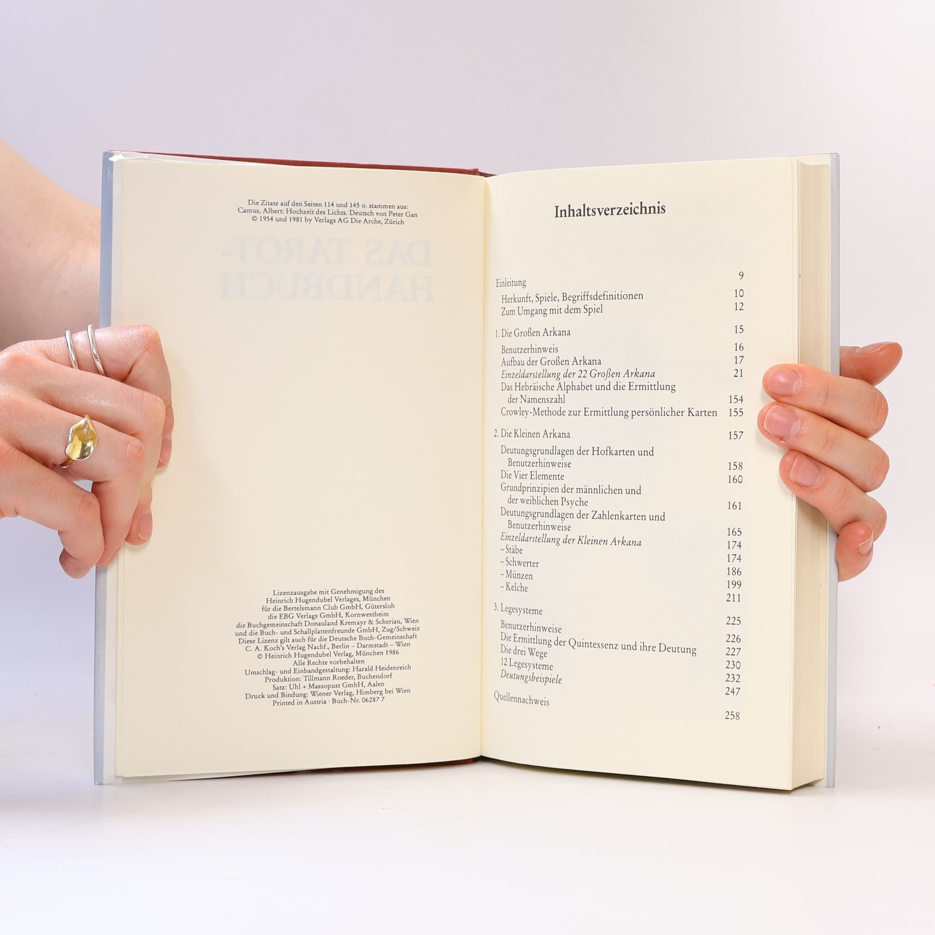 Hajo Banzhaf Das Tarot-Handbuch