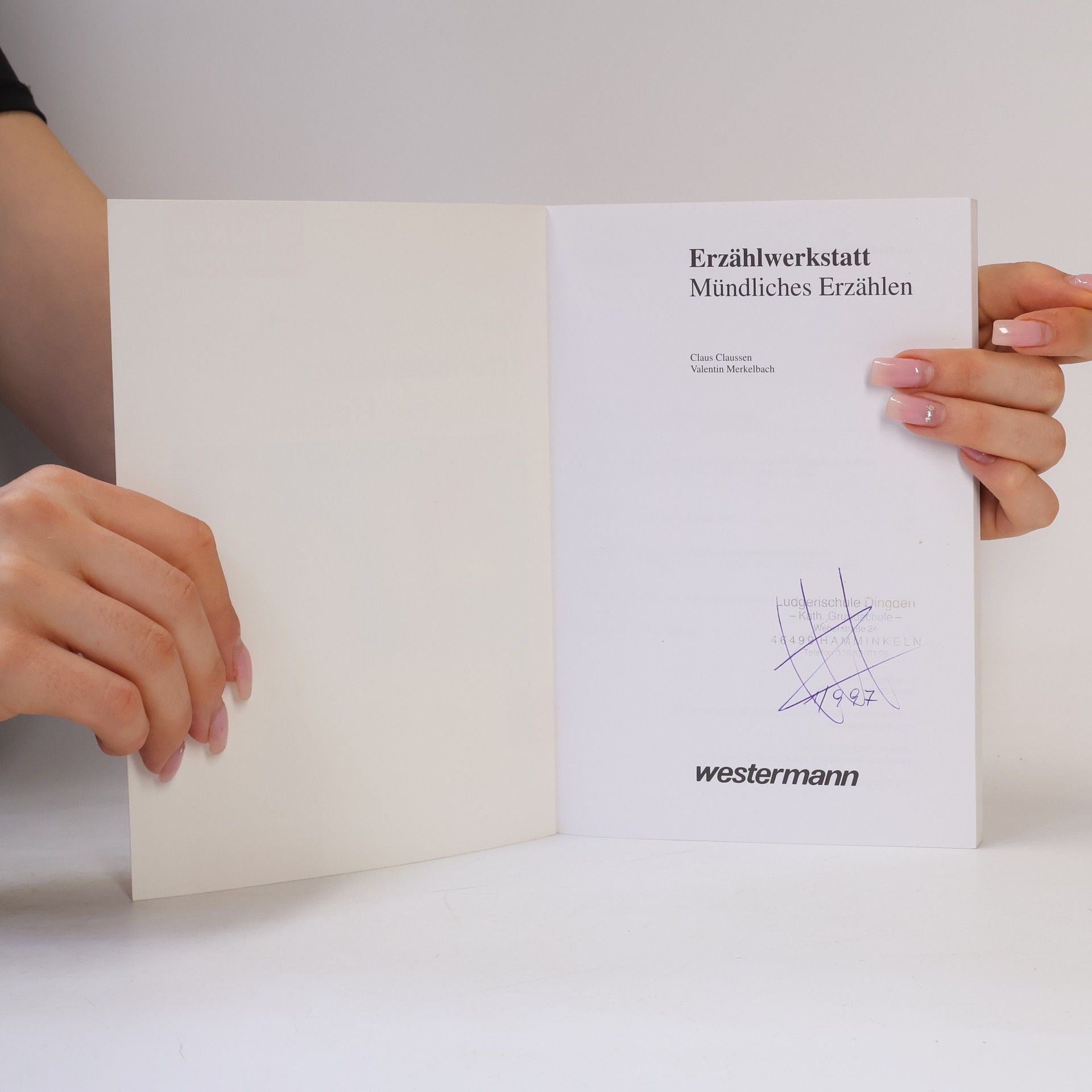 Claus Claussen Praxis Pädagogik: Erzählwerkstatt