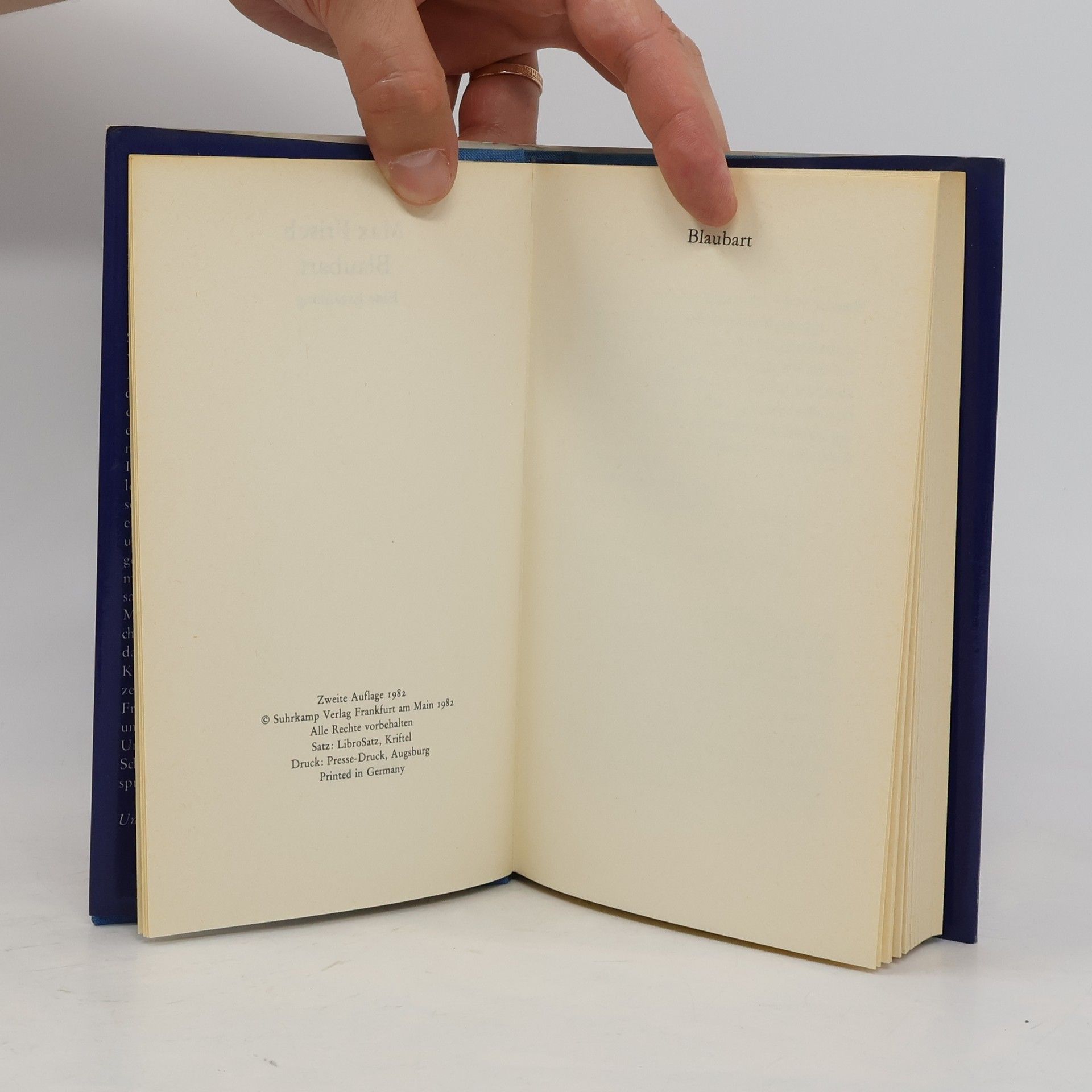 Max Frisch Blaubart