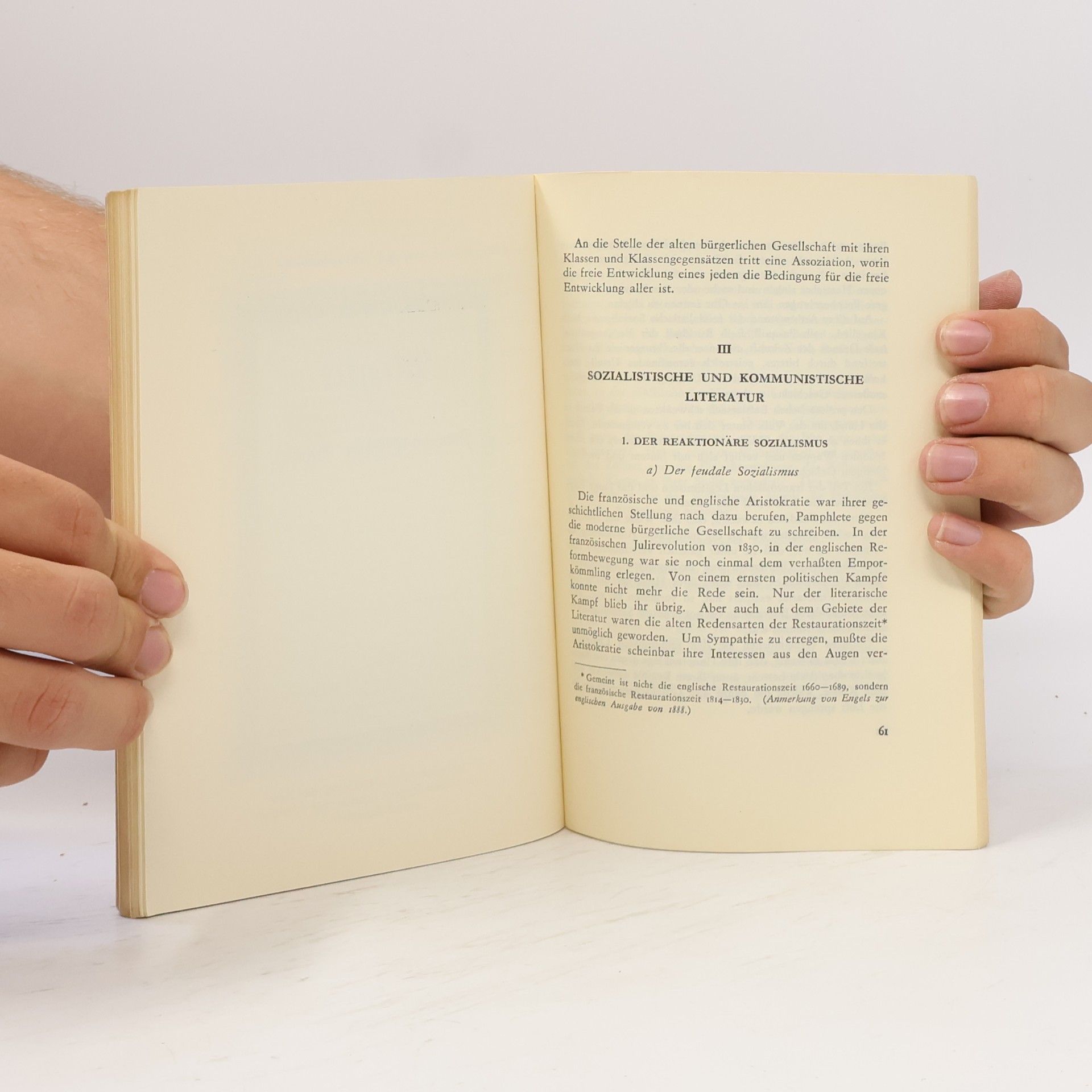 Friedrich Engels Manifest der kommunistischen Partei