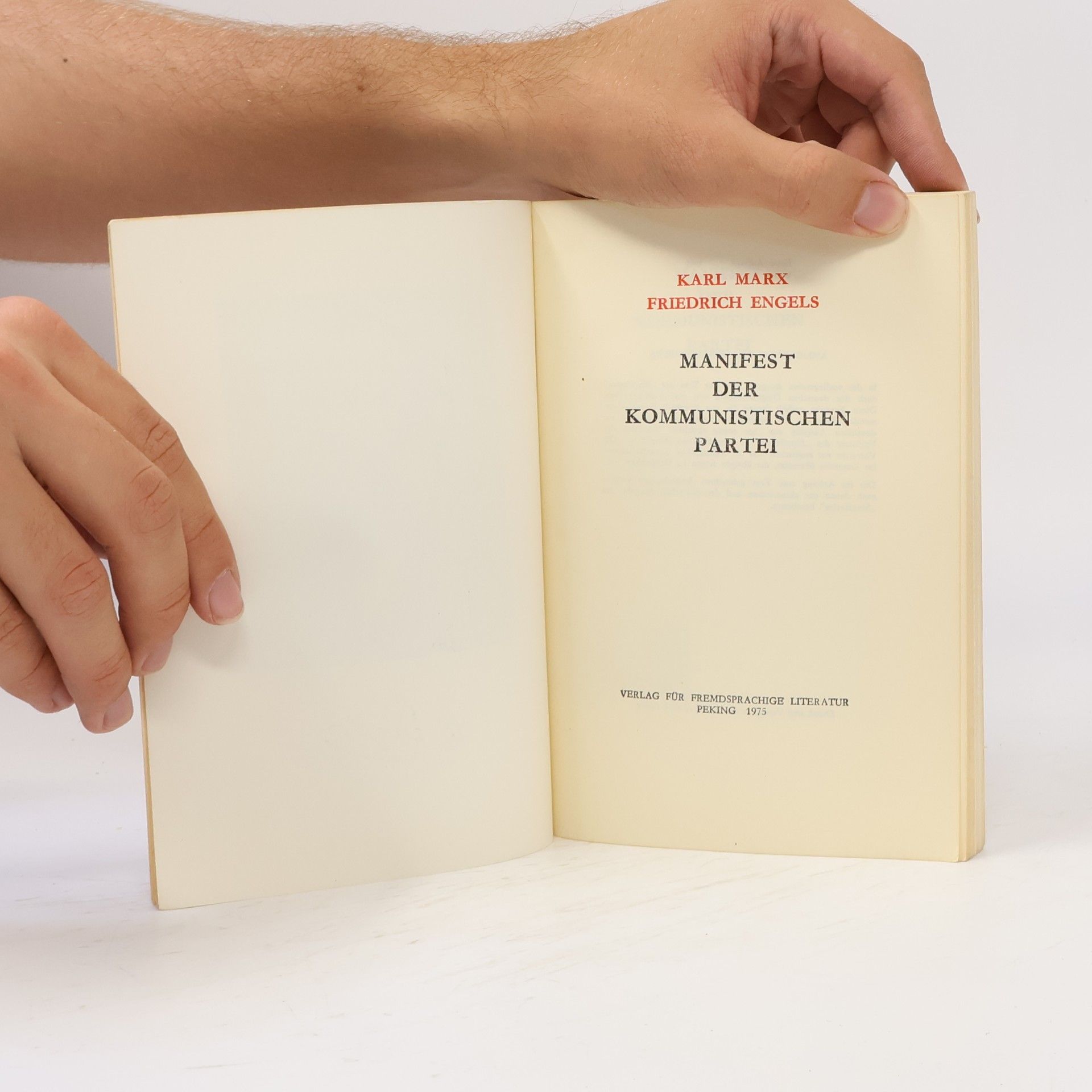 Friedrich Engels Manifest der kommunistischen Partei