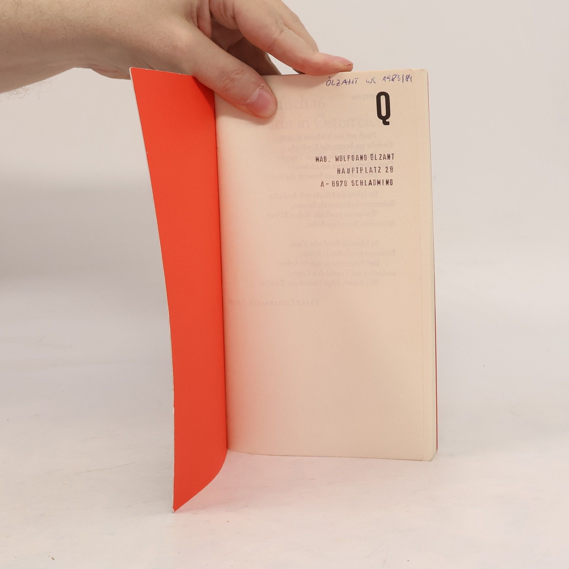 Collectif d'auteurs Tintenfisch 16. Literatur in Österreich