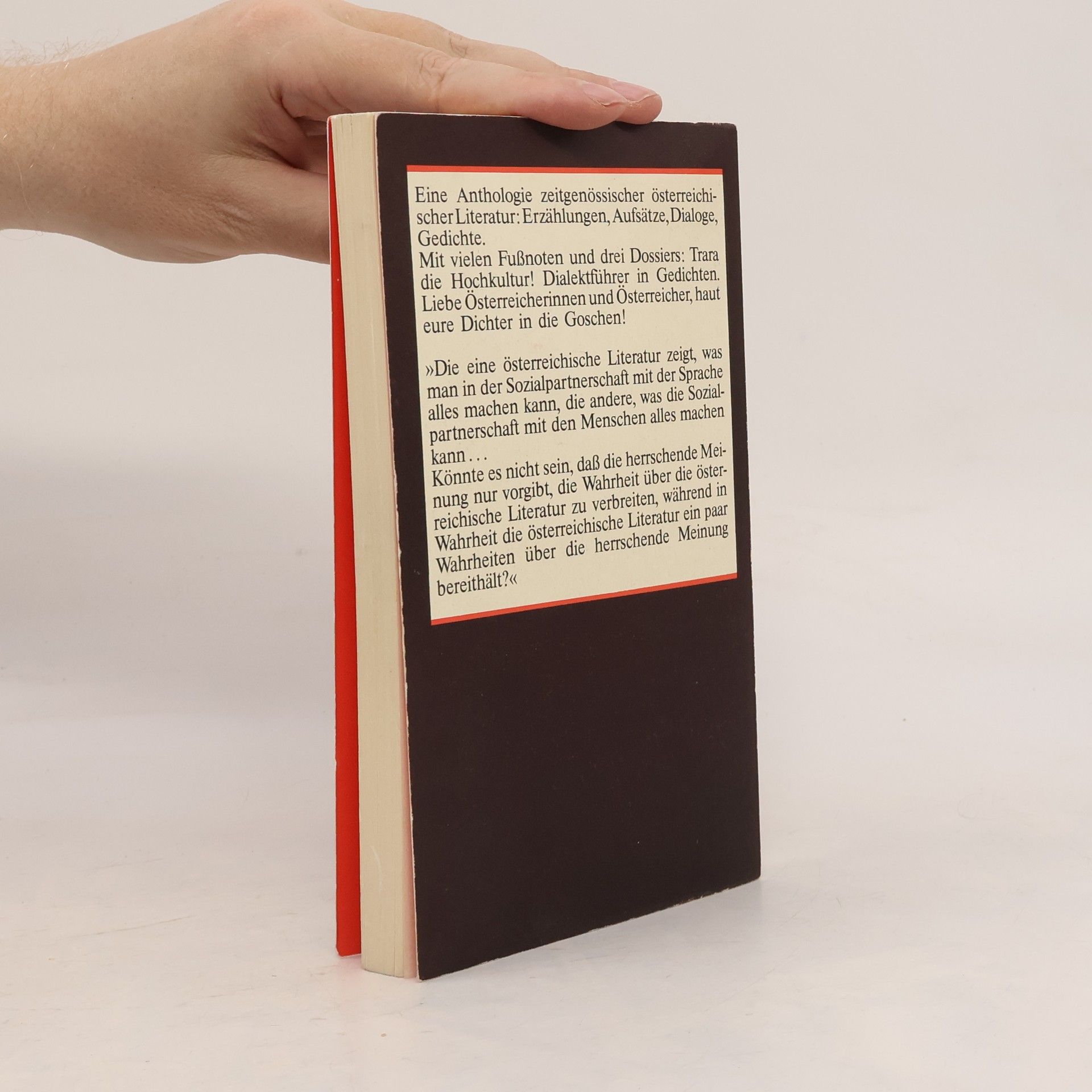 Collectif d'auteurs Tintenfisch 16. Literatur in Österreich