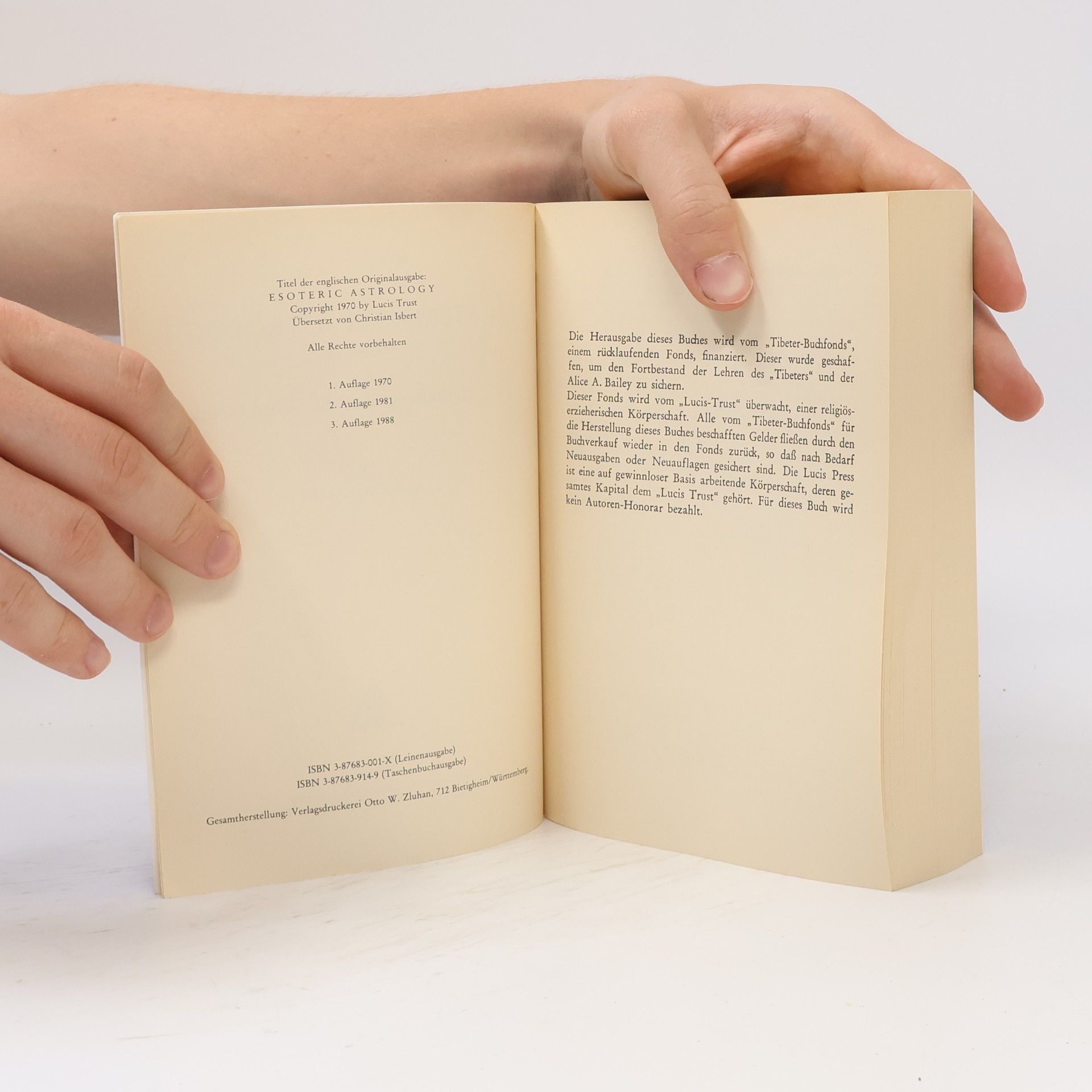 Alice A. Bailey Esoterische Astrologie