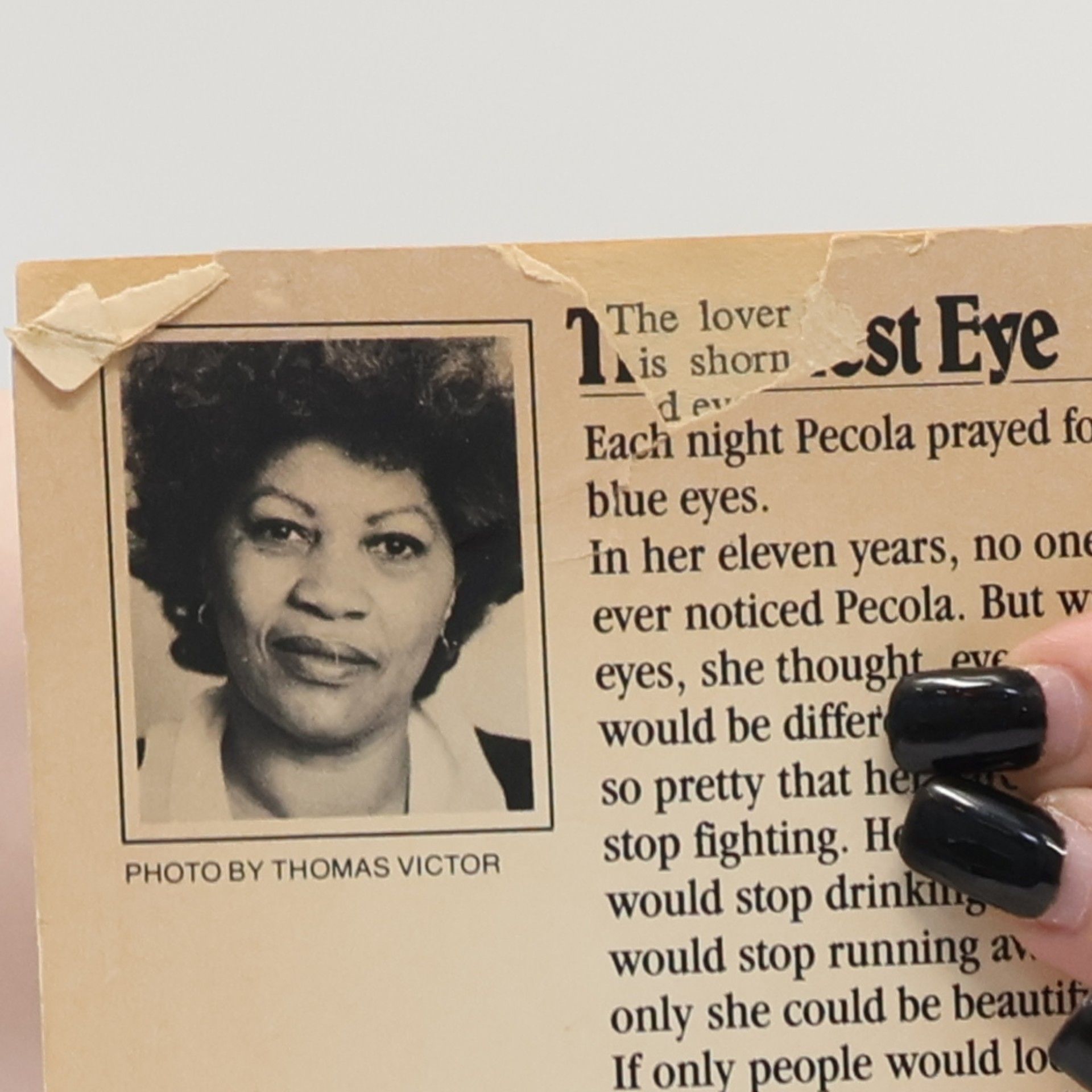 Toni Morrison The bluest eye