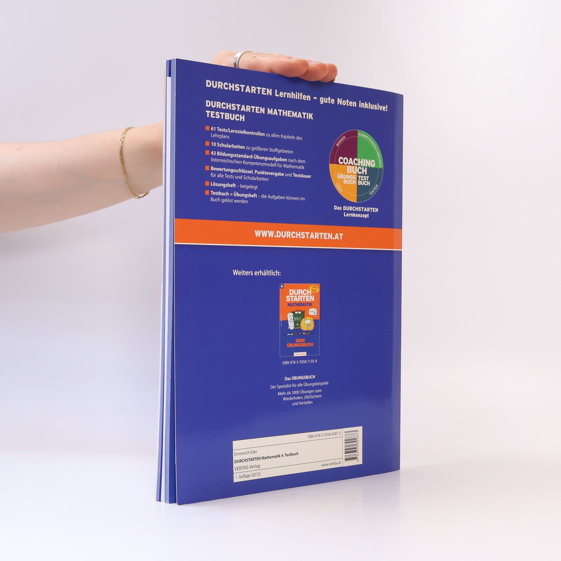 Emmerich Eder Durchstarten Mathematik, 4. Schulstufe, Textbuch