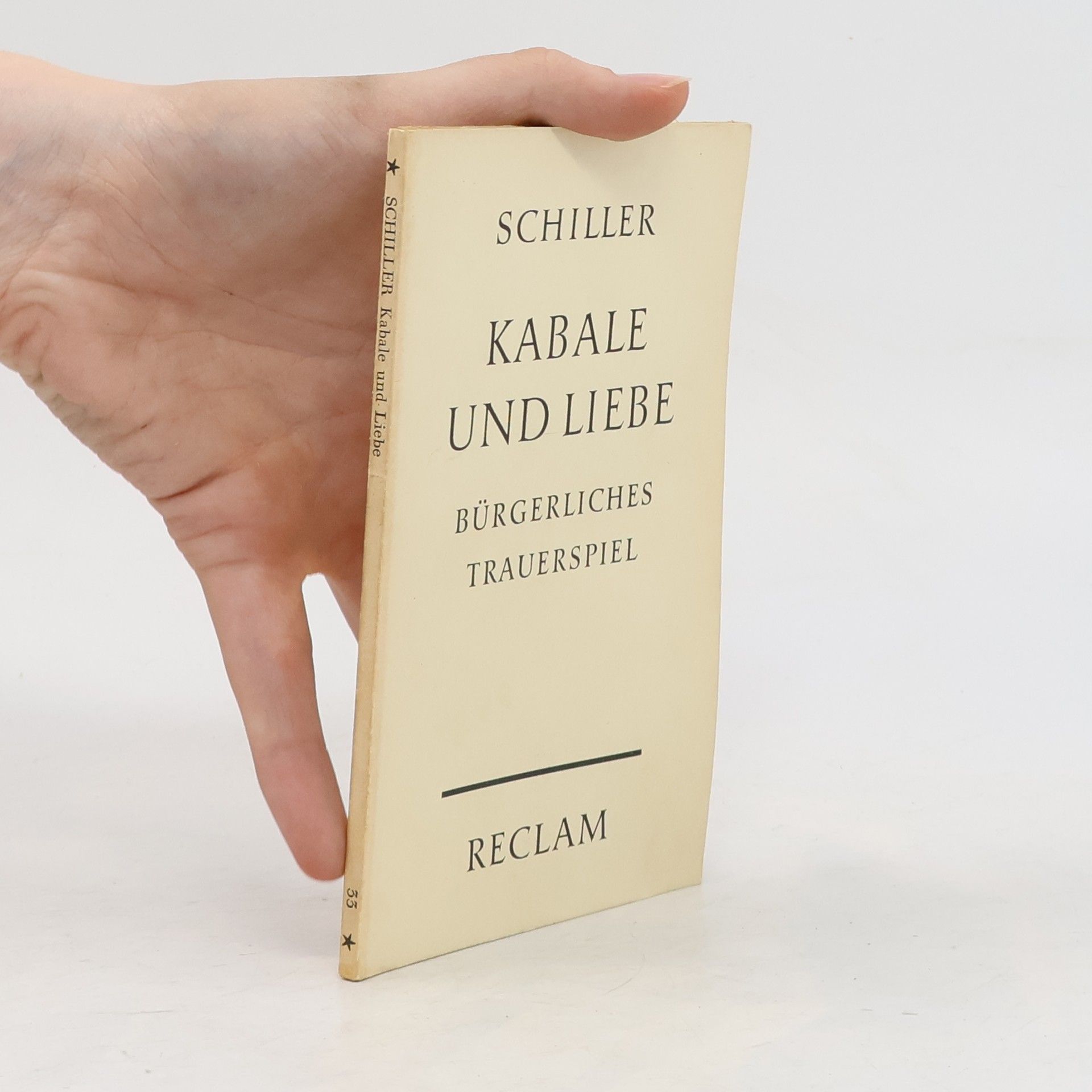 Friedrich Schiller Kabale und Liebe