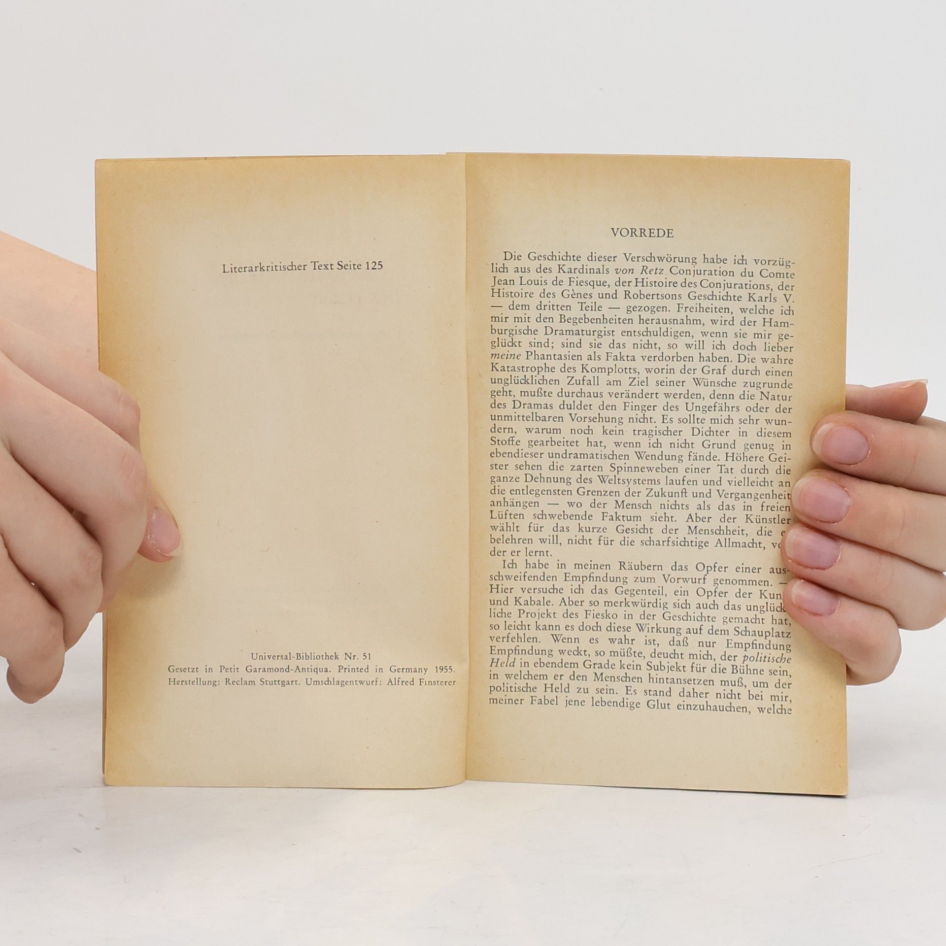Friedrich Schiller Die Verschwörung des Fiesco zu Genua