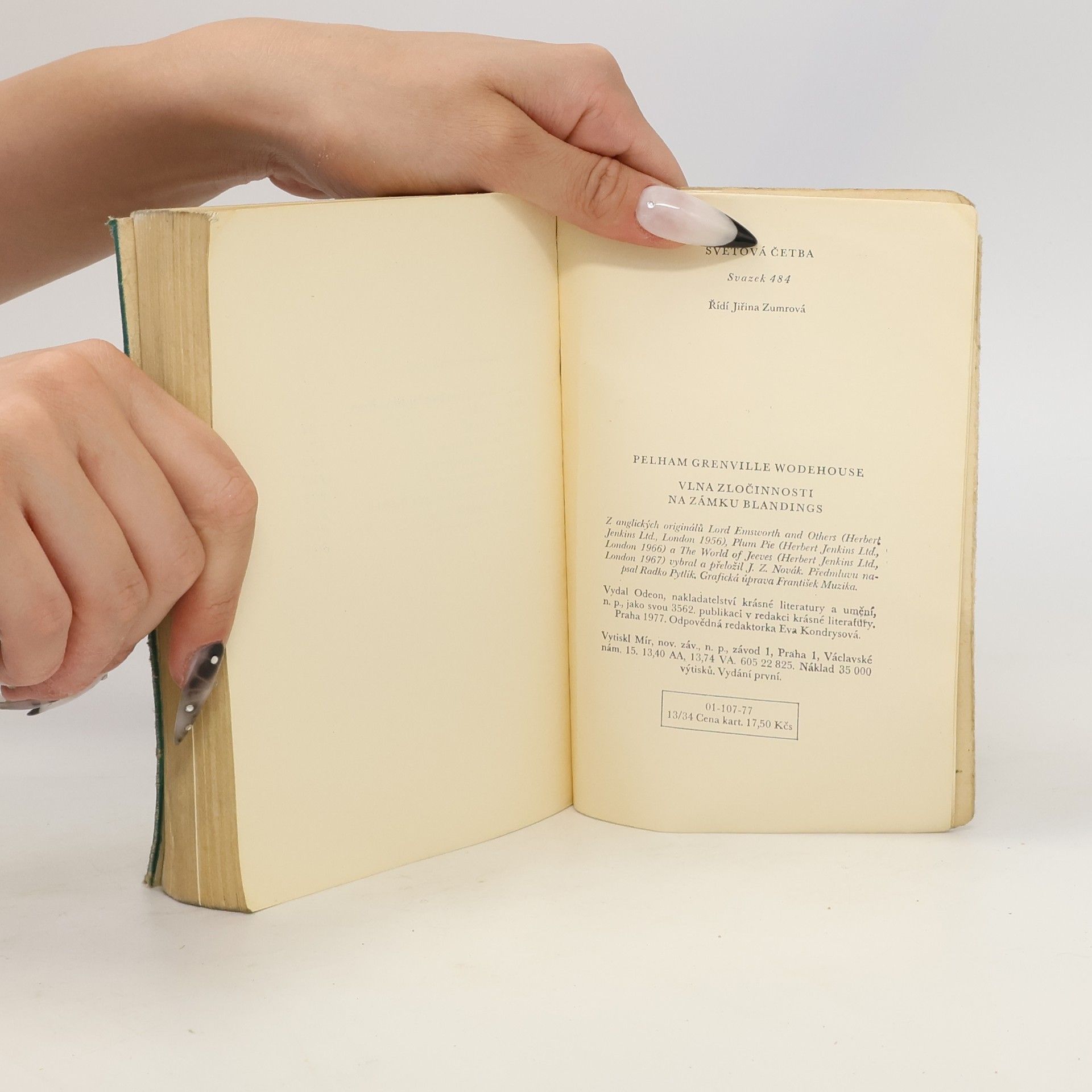 Pelham Wodehouse Vlna zločinnosti na zámku Blandings